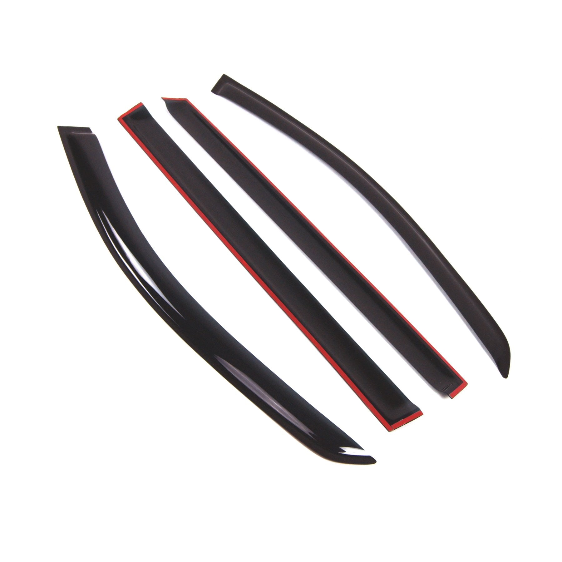 Tuningpros Outside Mount Window Vent Visors Rain Guards Compatible With Mercedes Gl350 Gl450 2007-2012 | Side Window Wind Deflec