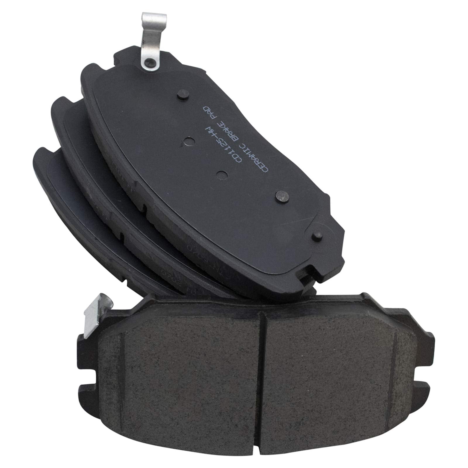 TRQ Front Brake Pads Ceramic Compatible with 2006-2011 Hyundai Azera 2006-2010 Sonata 2007-2009 Kia Amanti