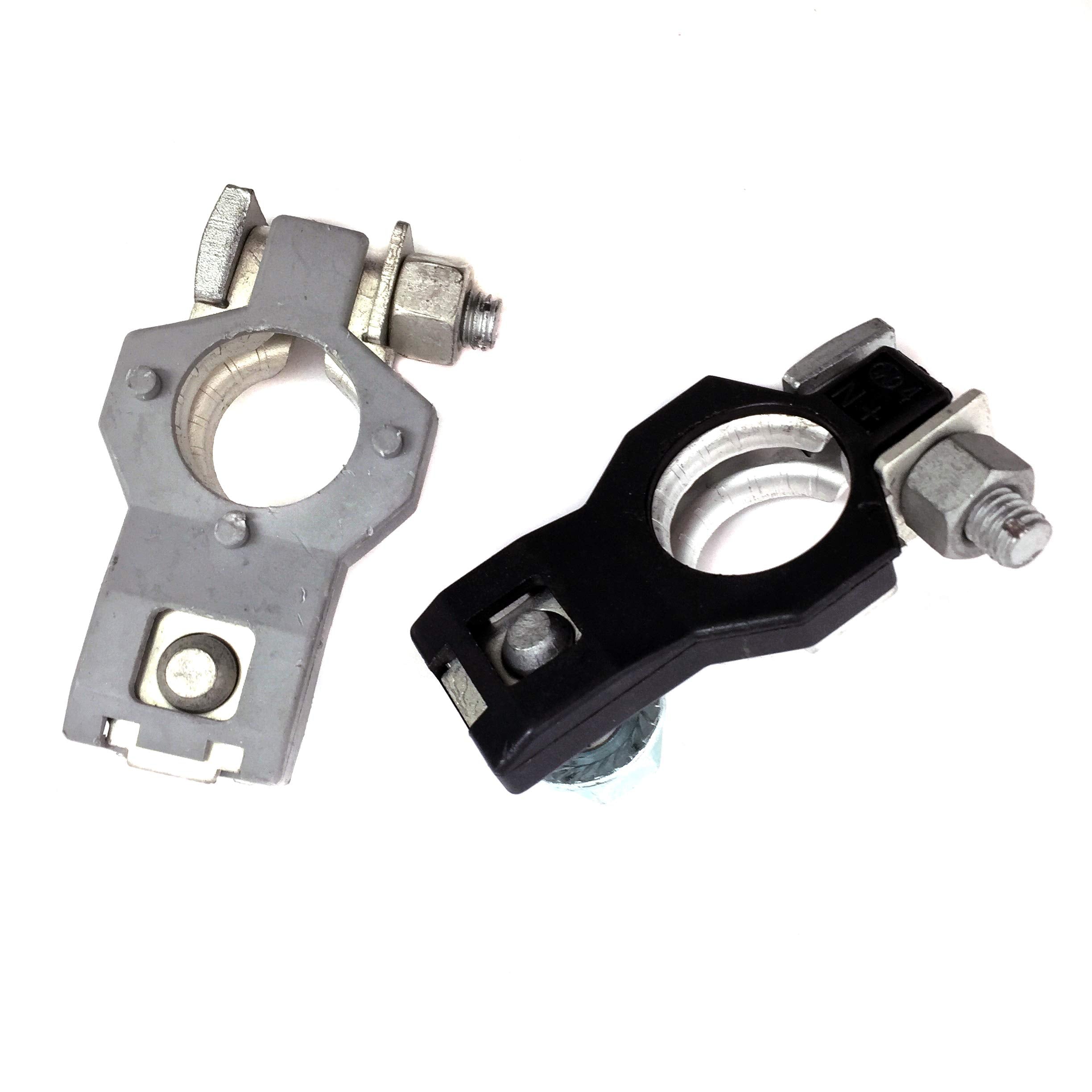 Battery Terminal | Positive & Negative Set | Oem | Car Cable Connector Clamp | + - Top Post