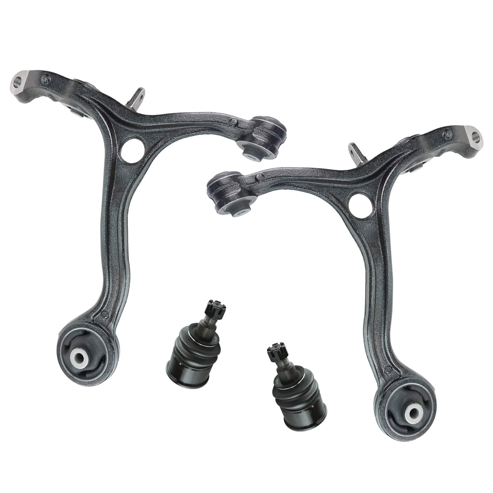 Trq Front Control Arm With Ball Joint Set Compatible With 2009-2014 Acura Tsx 2008-2012 Honda Accord Ho4510100 Ho4511100