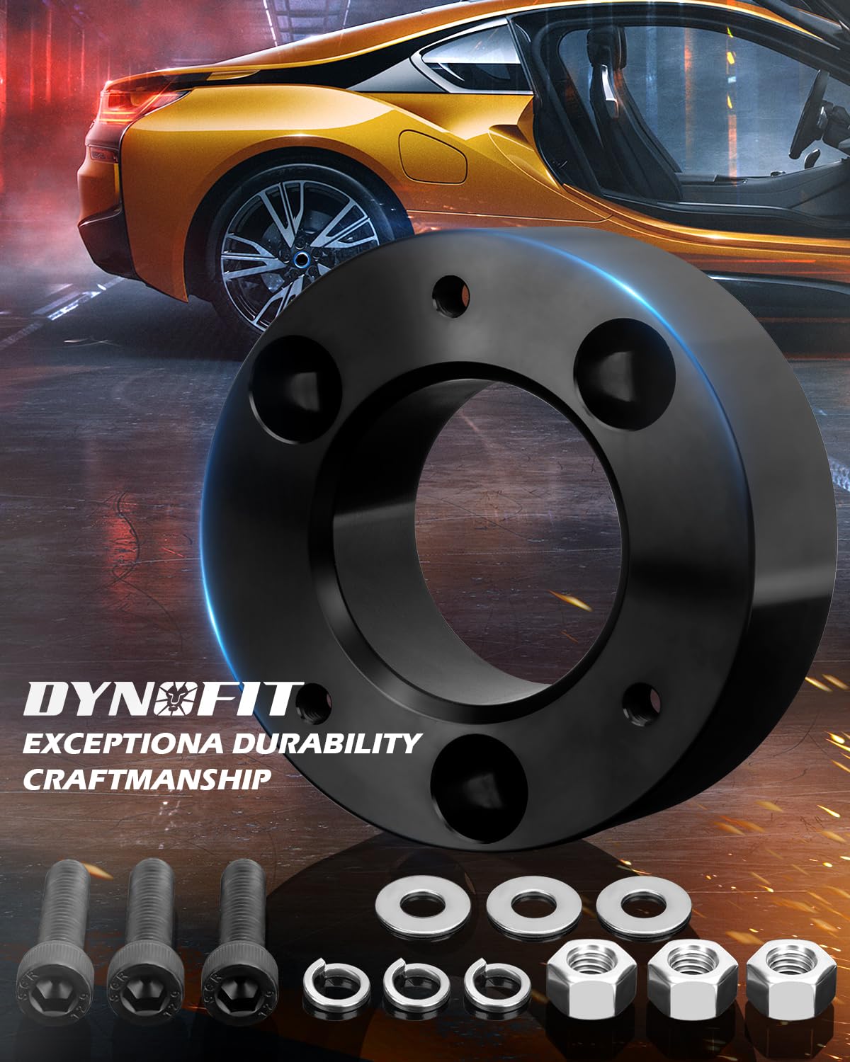 Dynofit Lift Kits For F150, 3'' Front Chassis Leveling Lift Kit For 2004-2023 Ford F150 2Wd 4Wd, 2003-2018 Expedition, 3Inch Aum