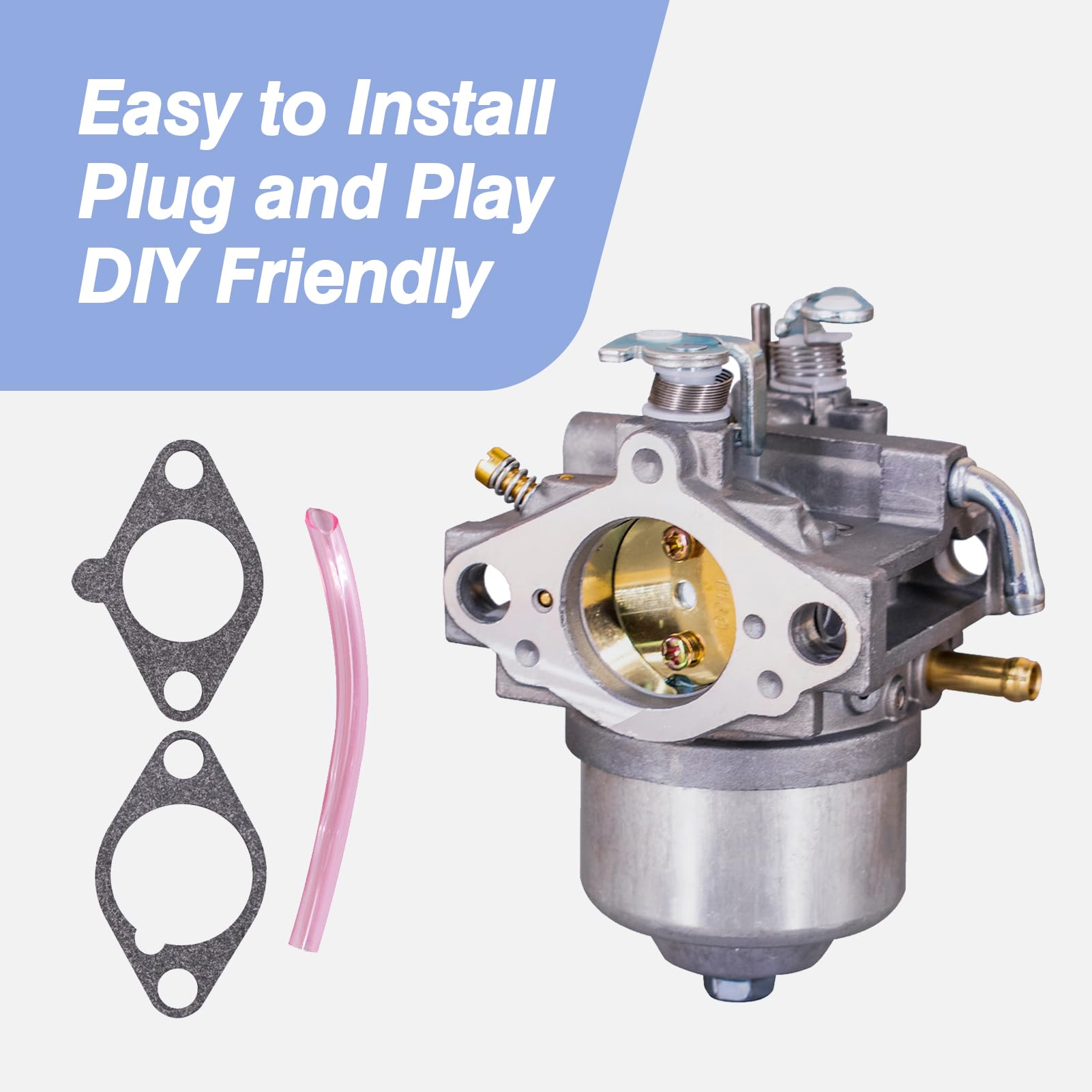 Carburetor Assembly Fits Kawasaki Fc420V 4 Cycle Engine John Deere Dr Brush Mower Carb Replaces 15001-2972 15003-2154 15003-2153