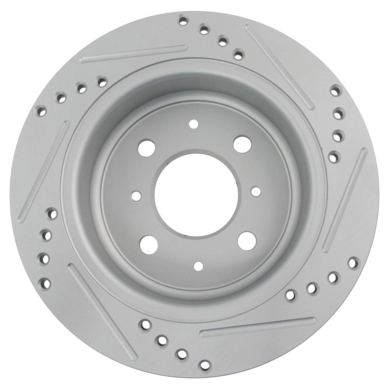 Trq Rear Performance Brake Rotor Drilled Slotted Pair Set For 1989 Accord / 1992-2000 Civic / 1993-1997 Civic Del Sol / 1990-199