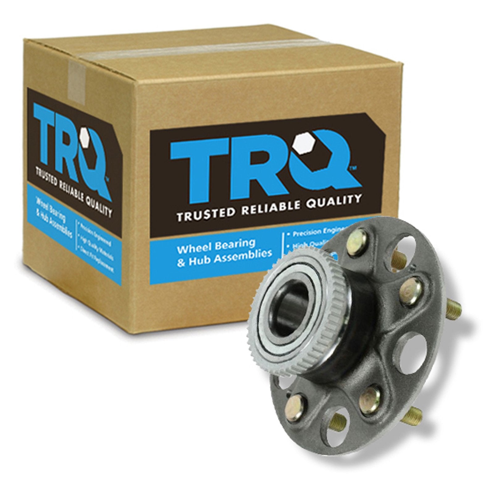 Trq Rear Left Right Wheel Hub Bearing Assembly Driver Passenger Side Compatible With 2002-2006 Acura Rsx 1999-2003 Tl 1998-2002