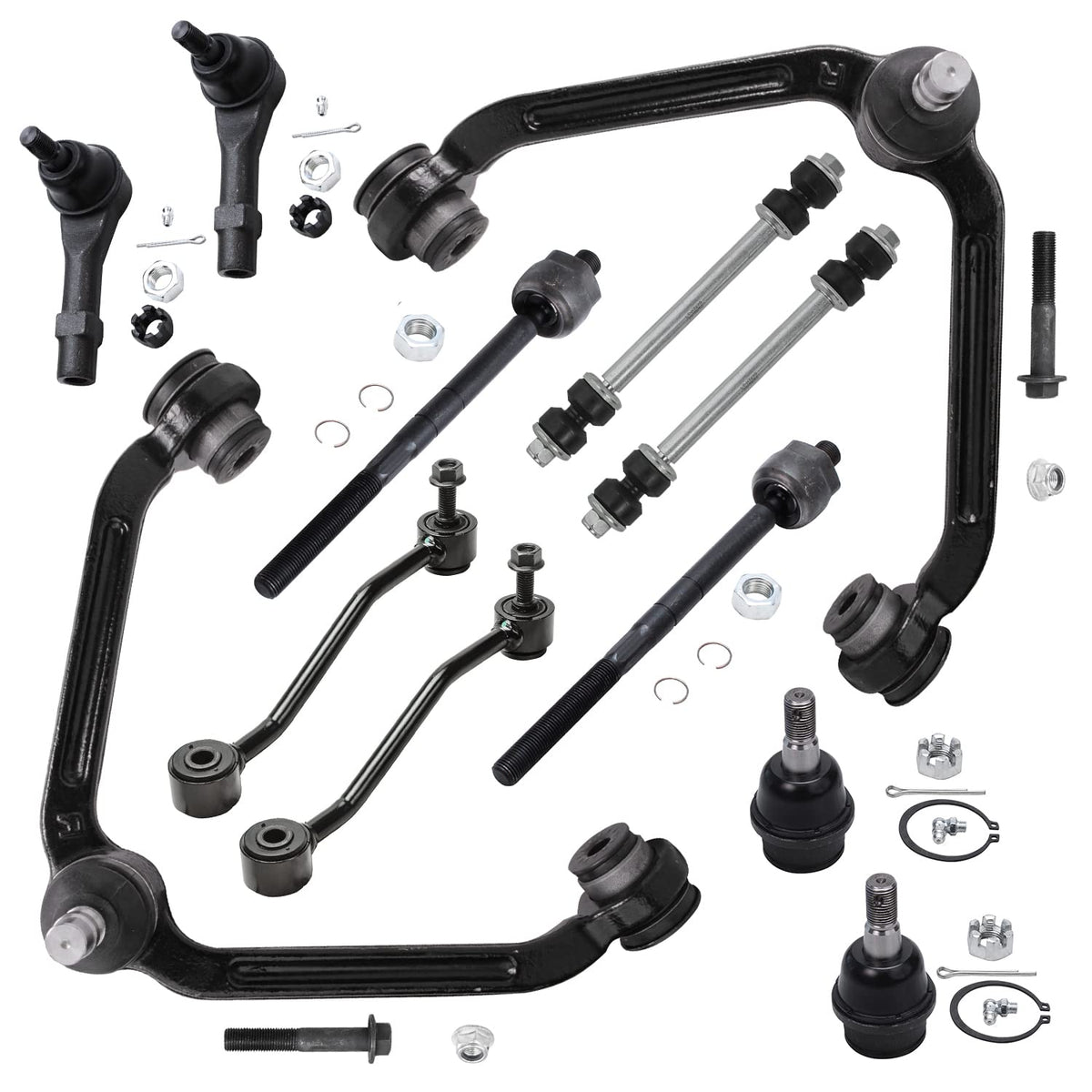 Detroit Axle - 12pc End Kit for 1998-2001 Ford Explorer Mercury Mounta ...