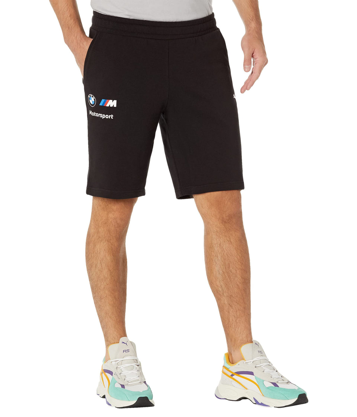 Puma Men'S Bmw M Motorsport Essentials Shorts, Black, Small