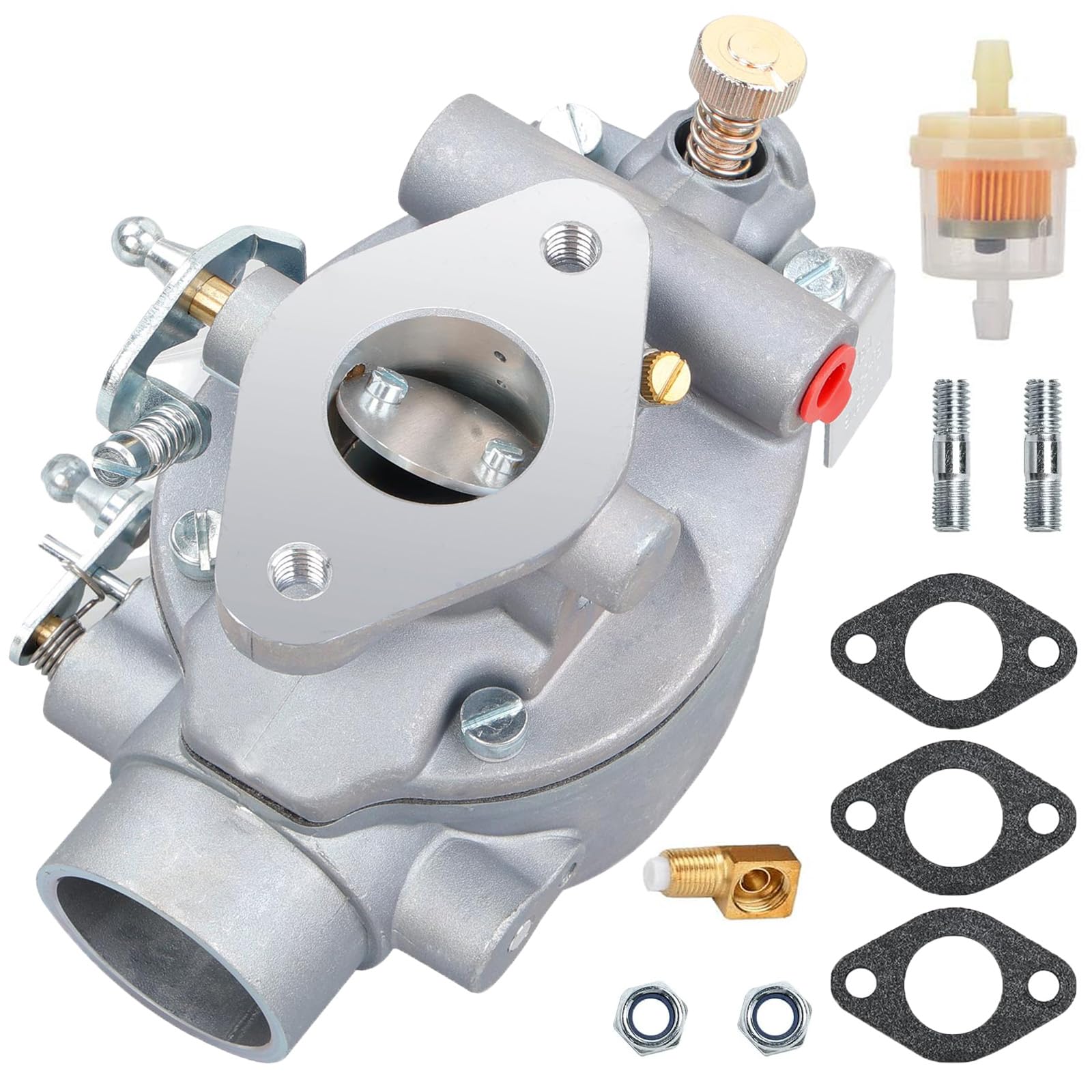 Carburetor Marvel Schebler Carb with Gasket Bolts | for 1939-1952 Ford 2N 8N 9N Tractor | Replace# 8N9510C, 9N9510A, B3NN9510A,
