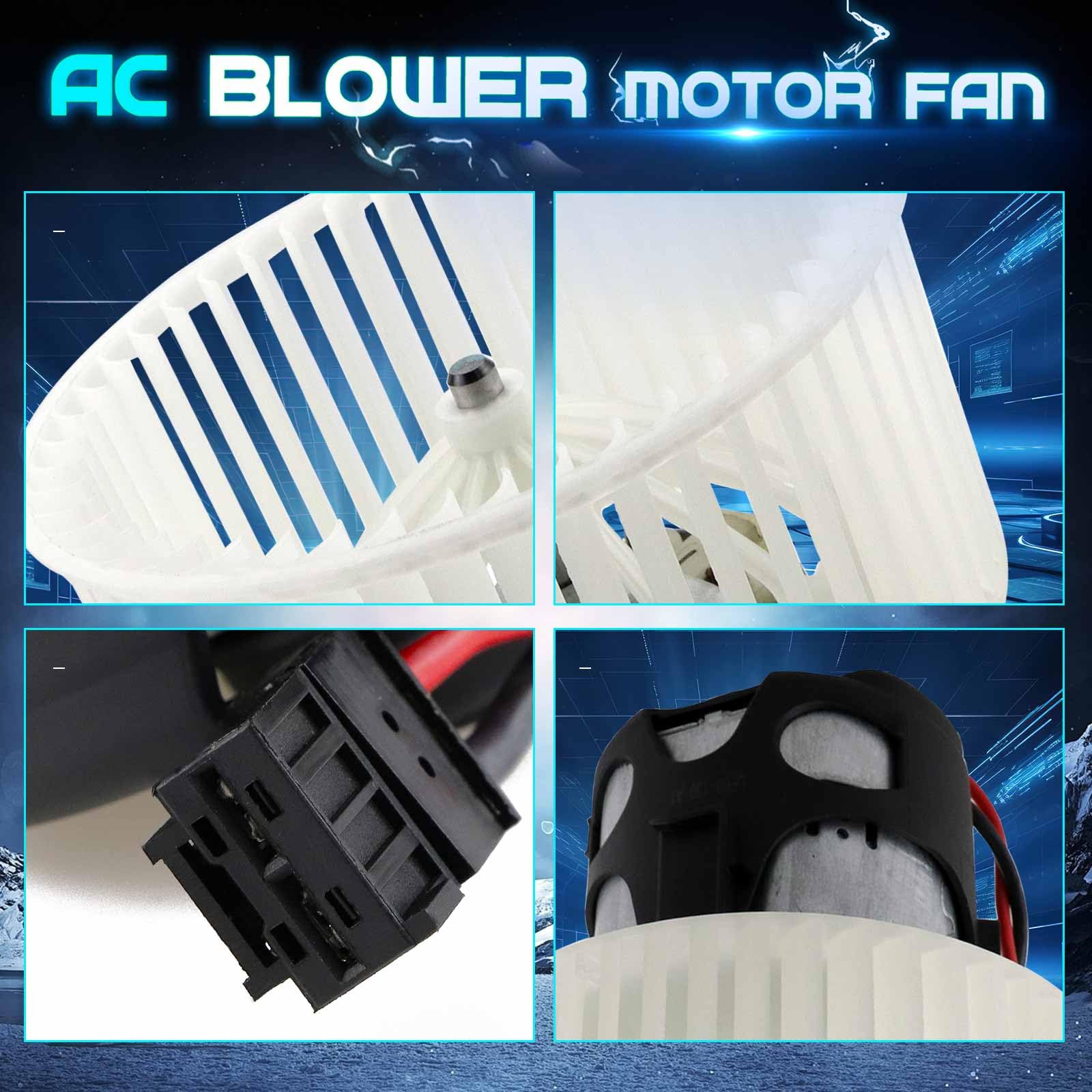 64119242607 75027 Heater Blower Motor With Fan Cage Fits 2011-2016 Bmw 528I /2012-2016 Bmw 528I Xdrive /2014-2016 Bmw 535D /2011