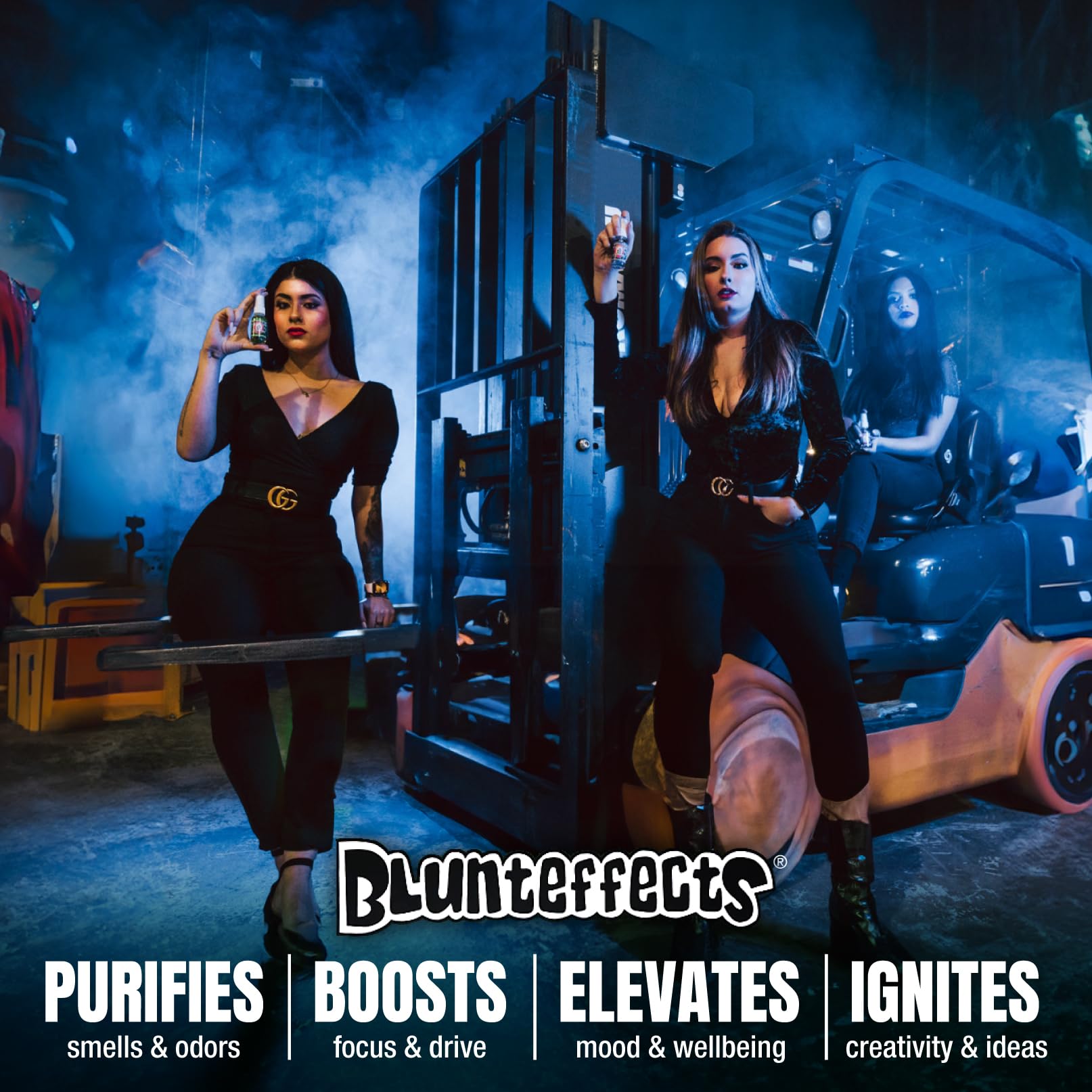 Blunteffects 100% Concentrated Air Freshener Car/Home Spray (5 Assorted Scents) By Blunteffects