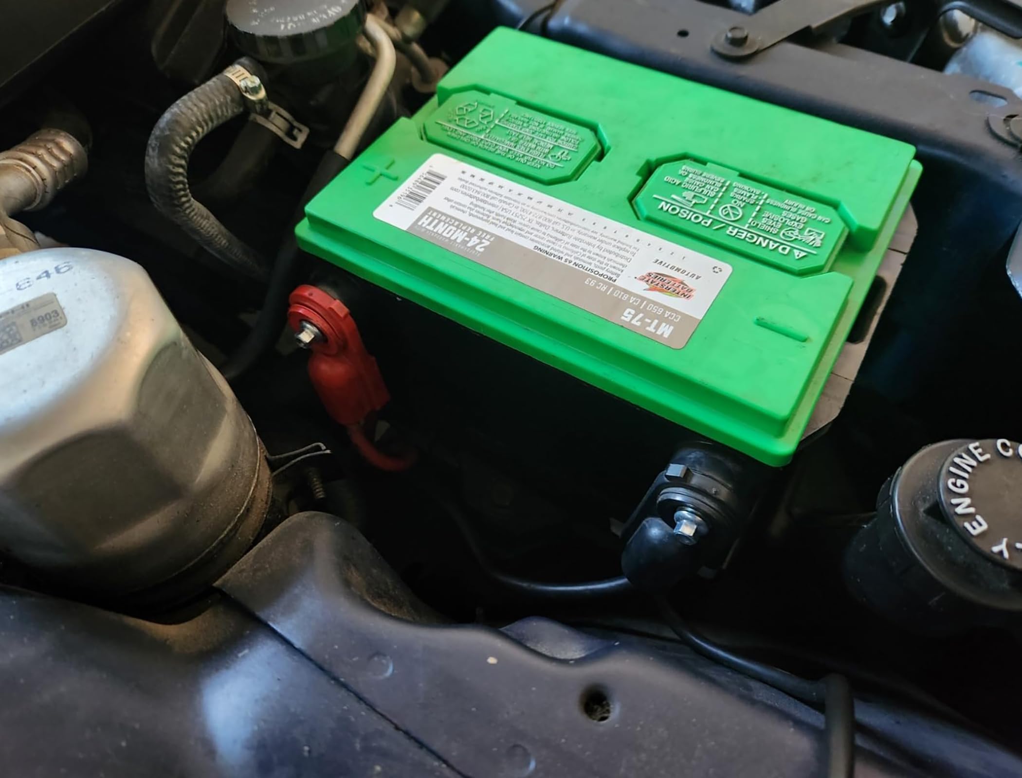 Suspenix 2Pcs Side Battery Terminal Bolts, Side Post Battery Bolts, Universal Fit