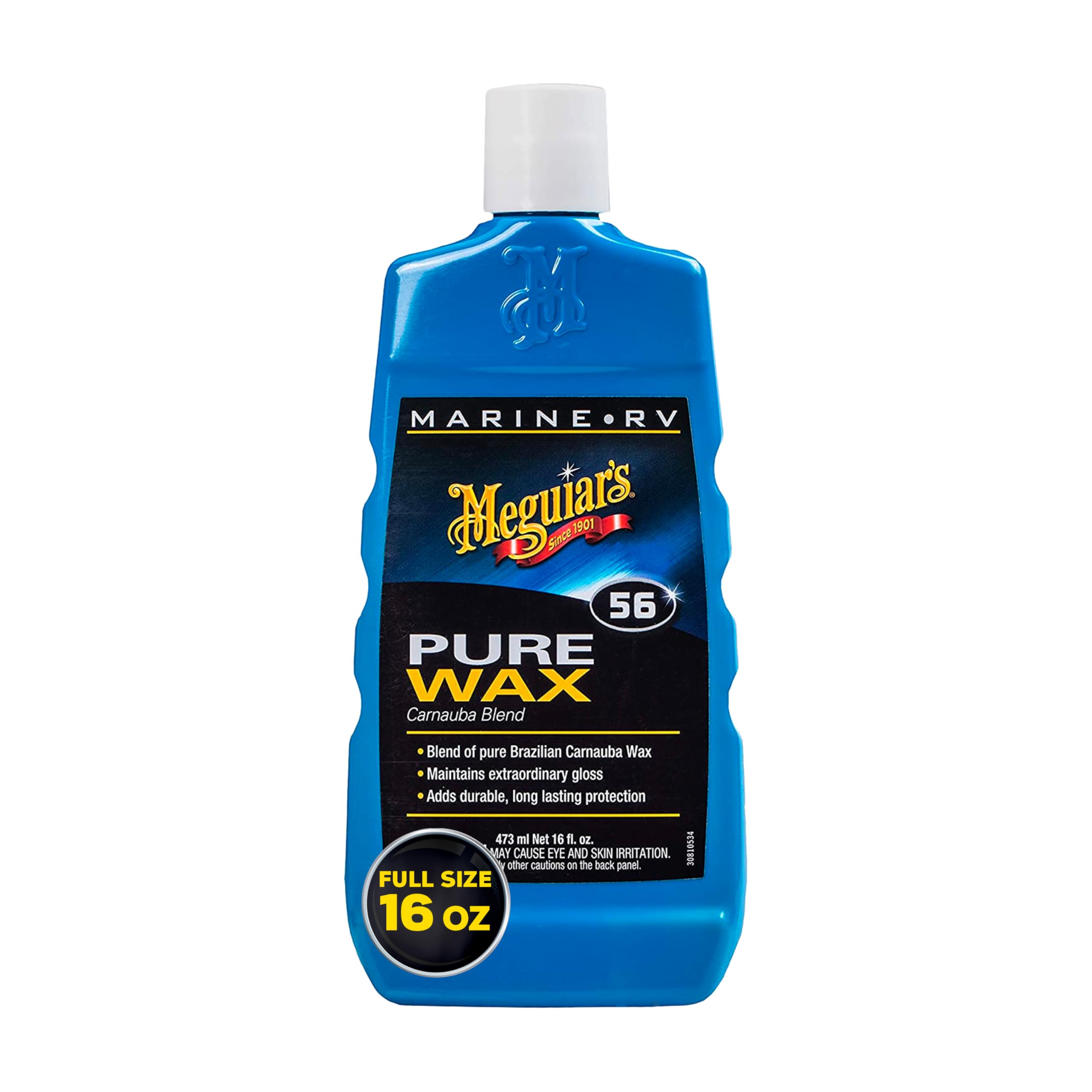 Meguiar'S M5616 Marine/Rv Pure Wax Carnauba Blend - 16 Oz Bottle (Packaging May Vary)