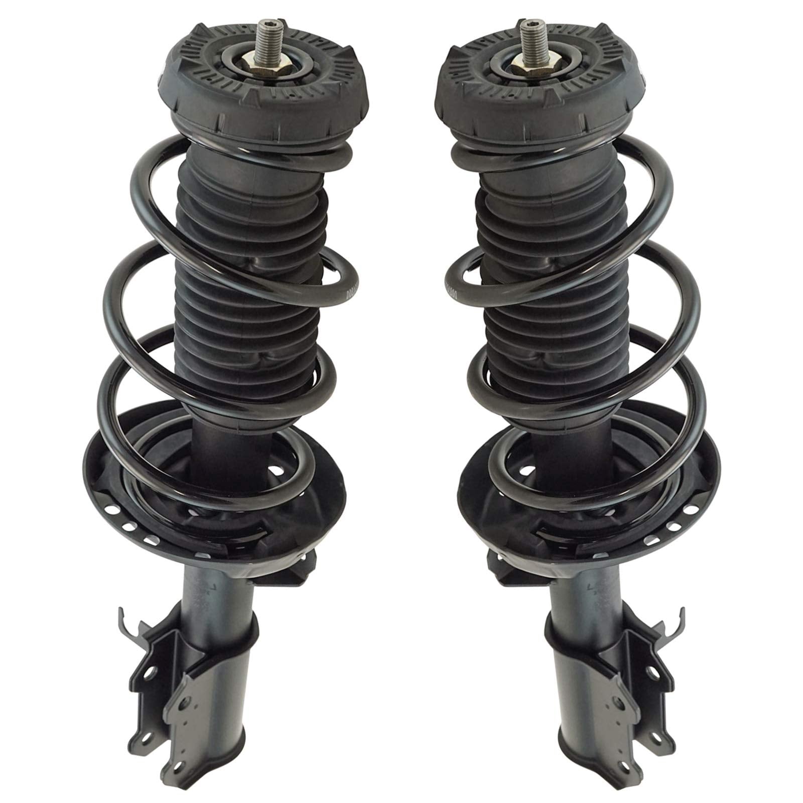 Trq Front Strut & Coil Spring Assembly Set Driver & Passenger Sides Compatible With 12-17 Buick Verano 12-15 Chevrolet Cruze 16