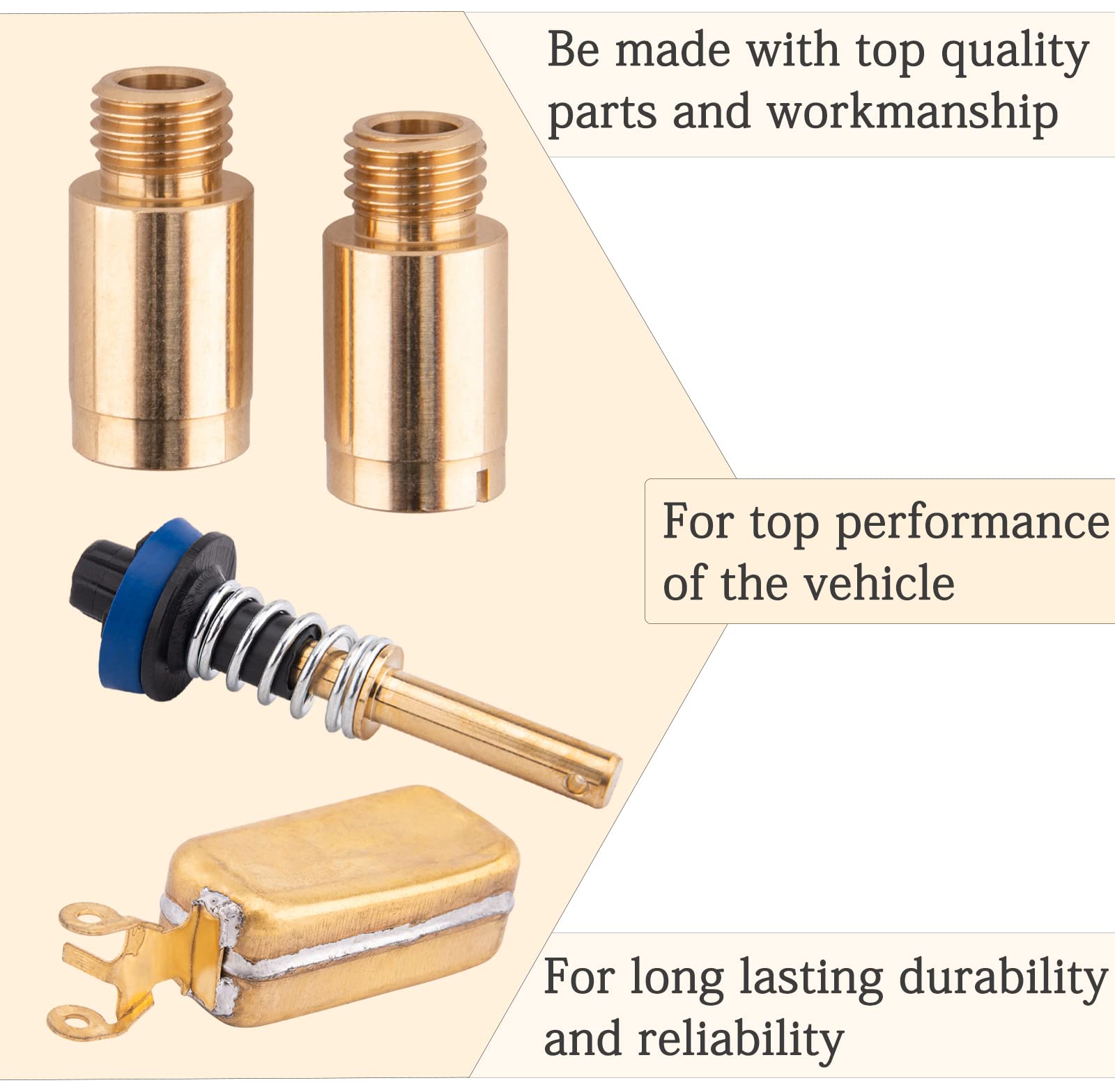 Carburetor Rebuild Kit Compatible With Edelbrock 1405 1406 1407 1408 1409 1410 1411, Carb Rebuild Kit For Afb 4 Barrel 500 600 6