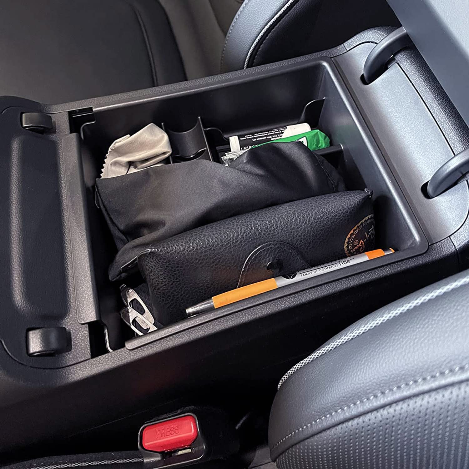 Center Console Organizer Tray Compatible with Hyundai Tucson Limited 2022 2023 2024 Tucson Hybrid Accessories, Automatic Transmi