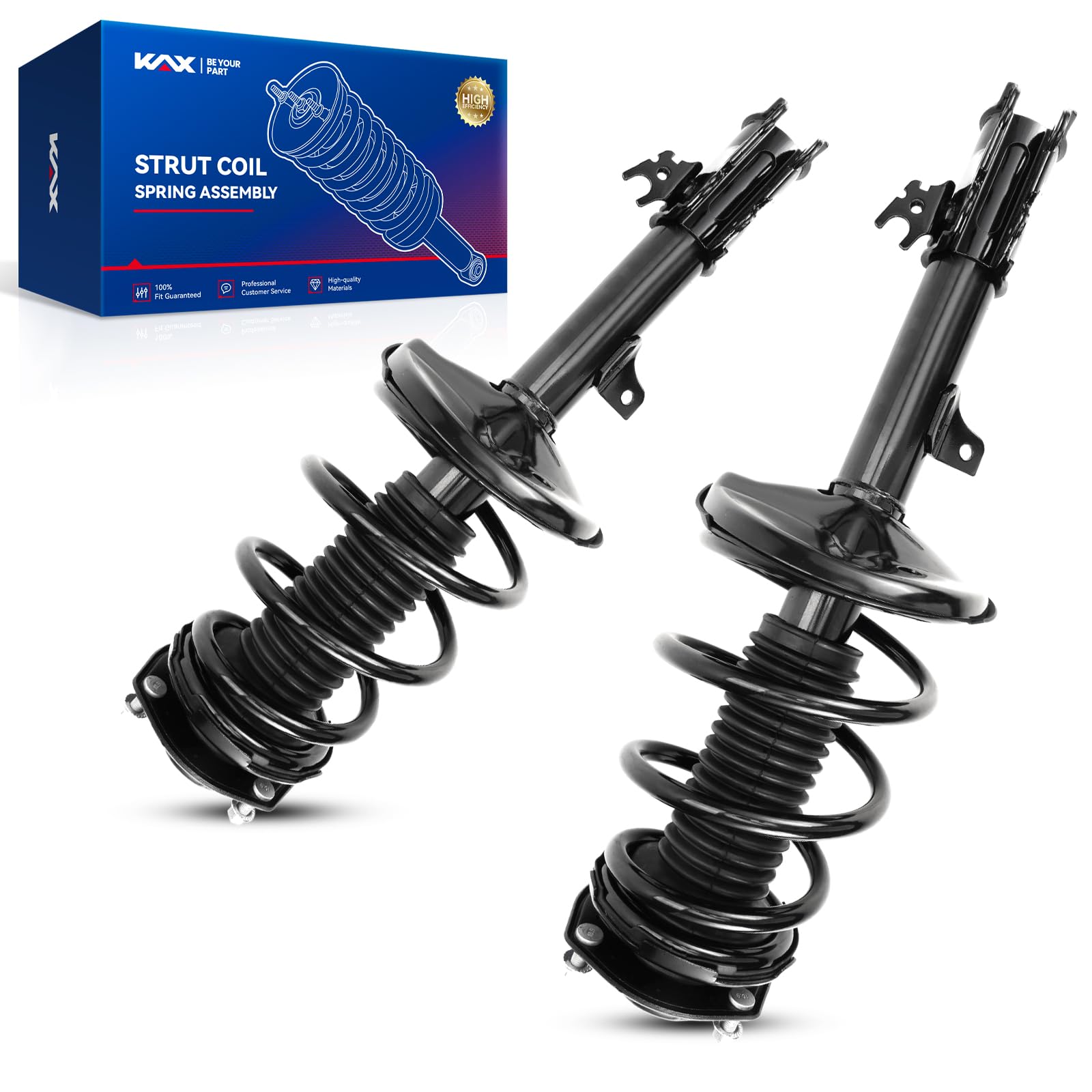 KAX Front Quick Struts for RX300 2001 2002 2003 Front Shocks Complete Struts Assembly with Coil Spring Set of 2, Replace 172101 
