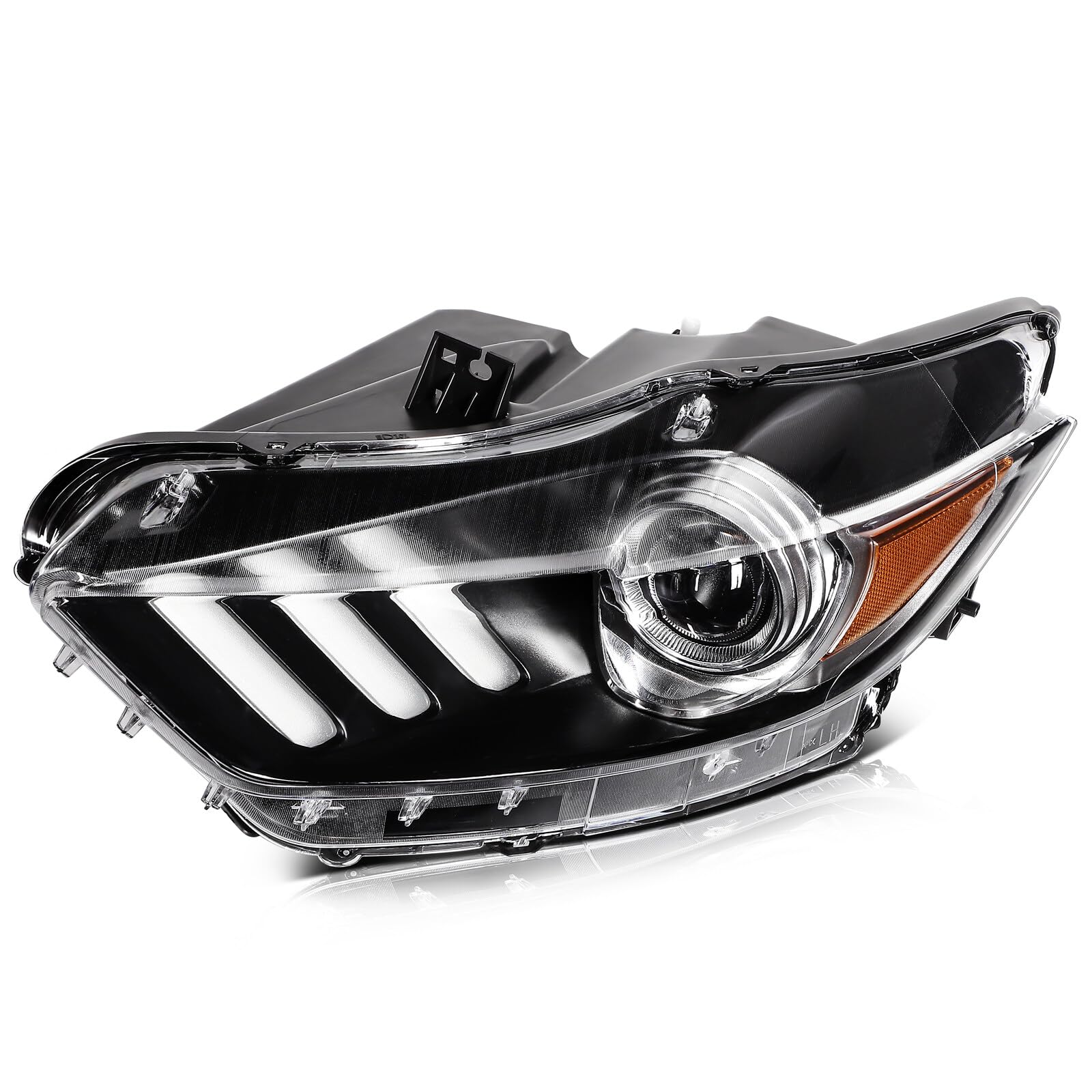 Scitoo Headlight Assembly Fits For 2015-2020 For Ford For Mustang Headlamp Driver Side