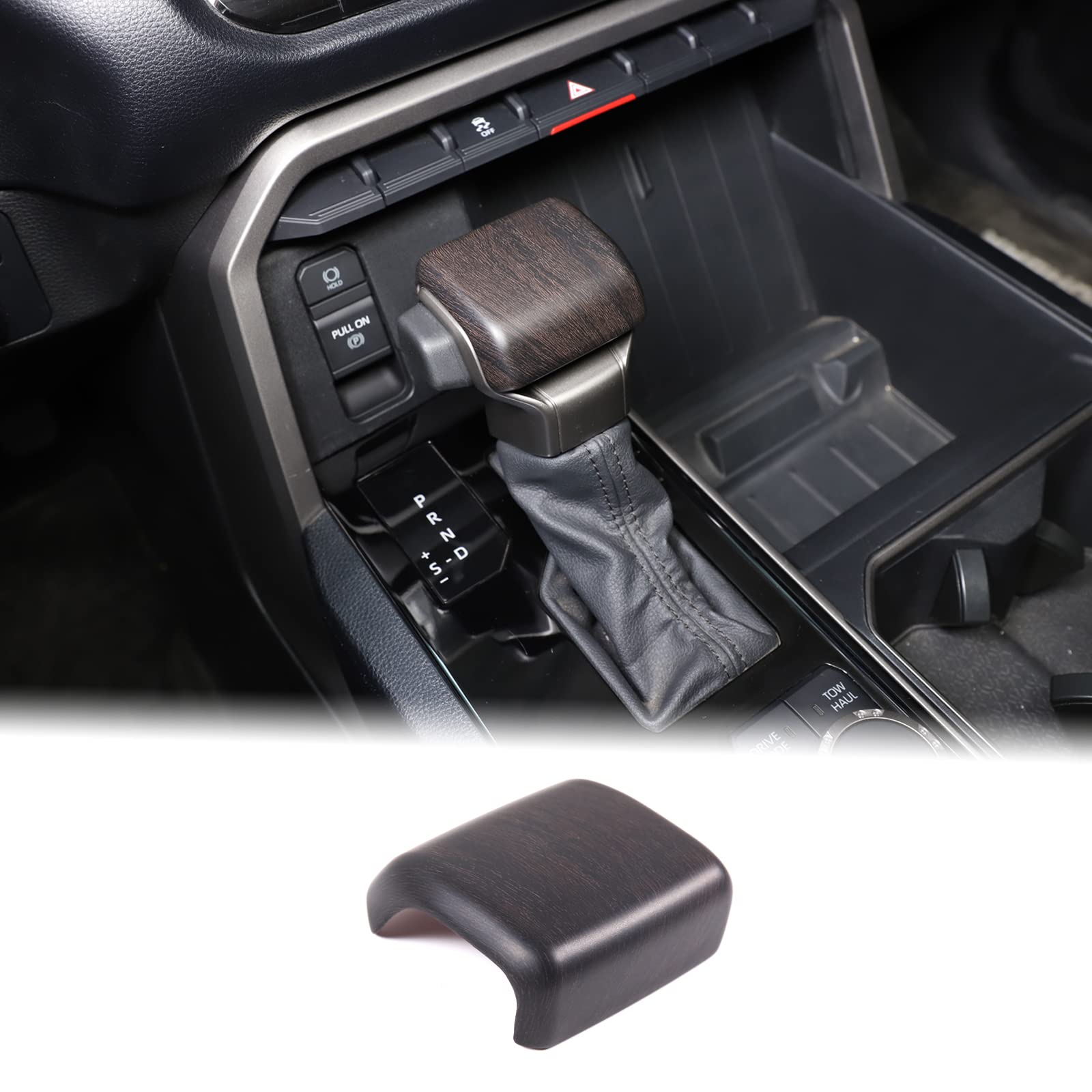 Aunginsy Shifter Gear Hand Brake Trim Cover Compatible With Toyota Tundra/Sequoia 2022-2025 Tacoma 2024+ Car Center Console Gear