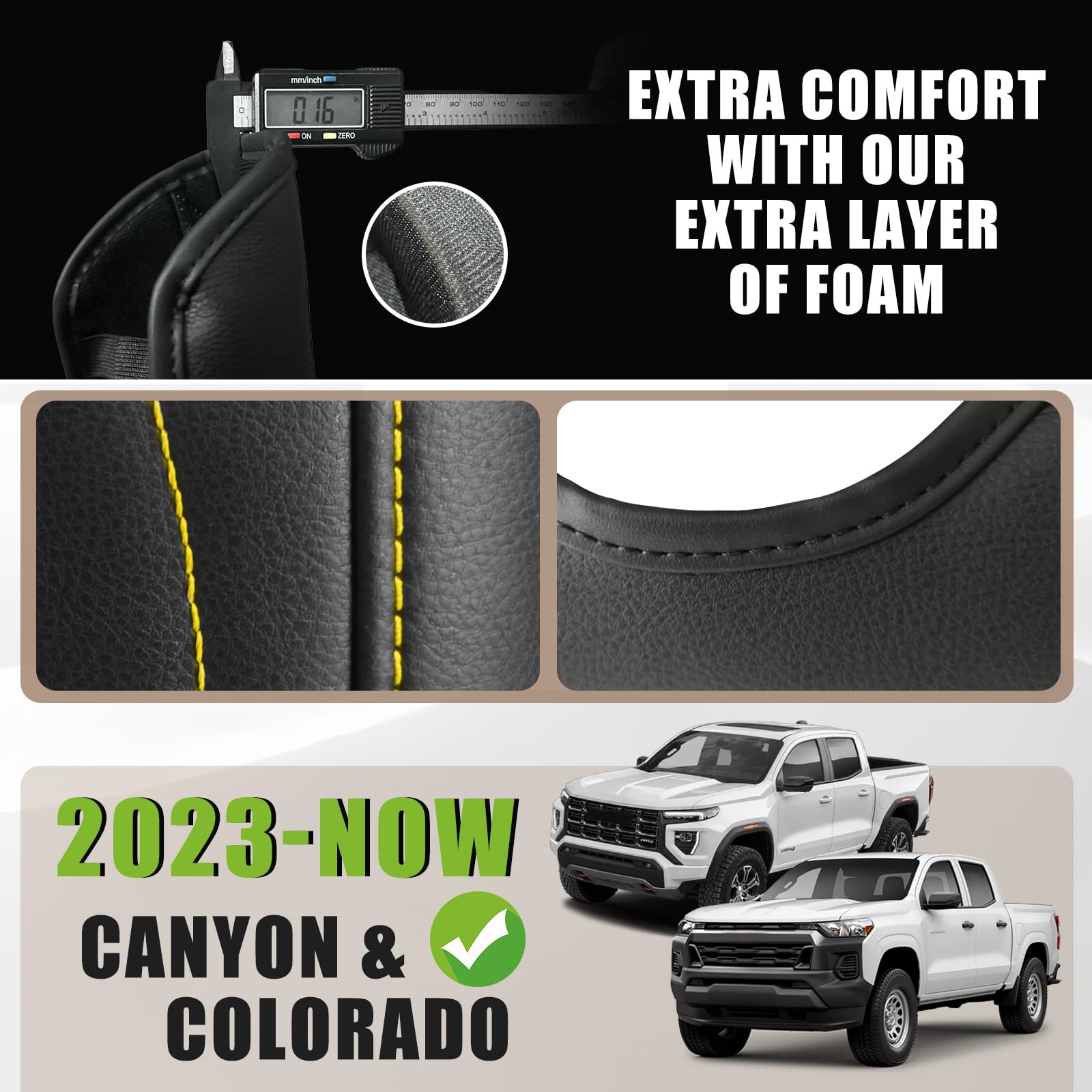 Muslogy Center Console Armrest Cover Compatible With Colorado/Gmc Canyon 2023 2024 2025 Zr2 Z71 Trail Boss Lt Wt Elevation At4 D