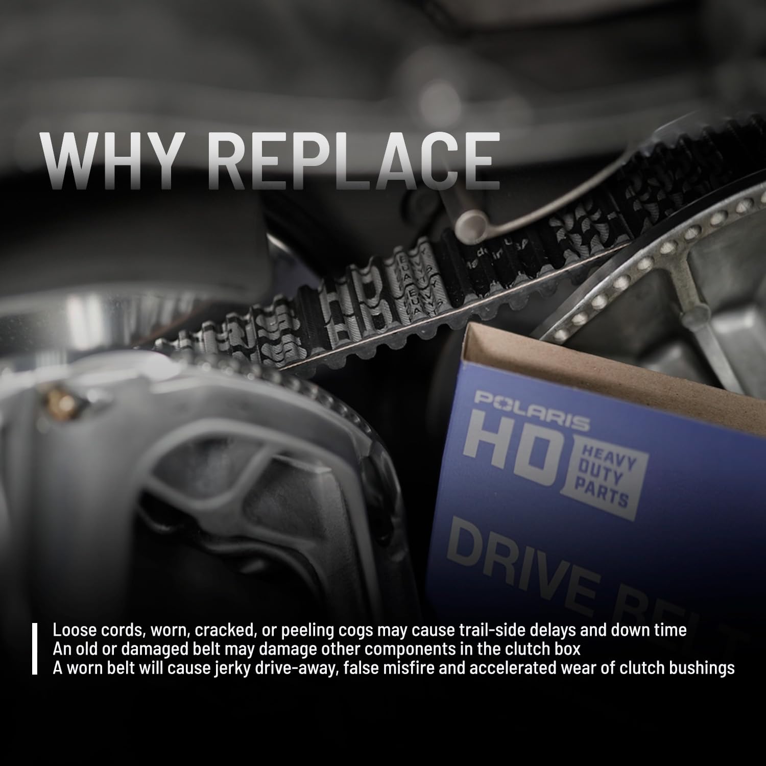 Polaris Ranger Drive Belt For Specific 500, 570, 570-4, 570-6, Crew 570, Xp 570, Crew Xp 570-6, 570 Eps, 570 Full-Size, 2X4, Etx