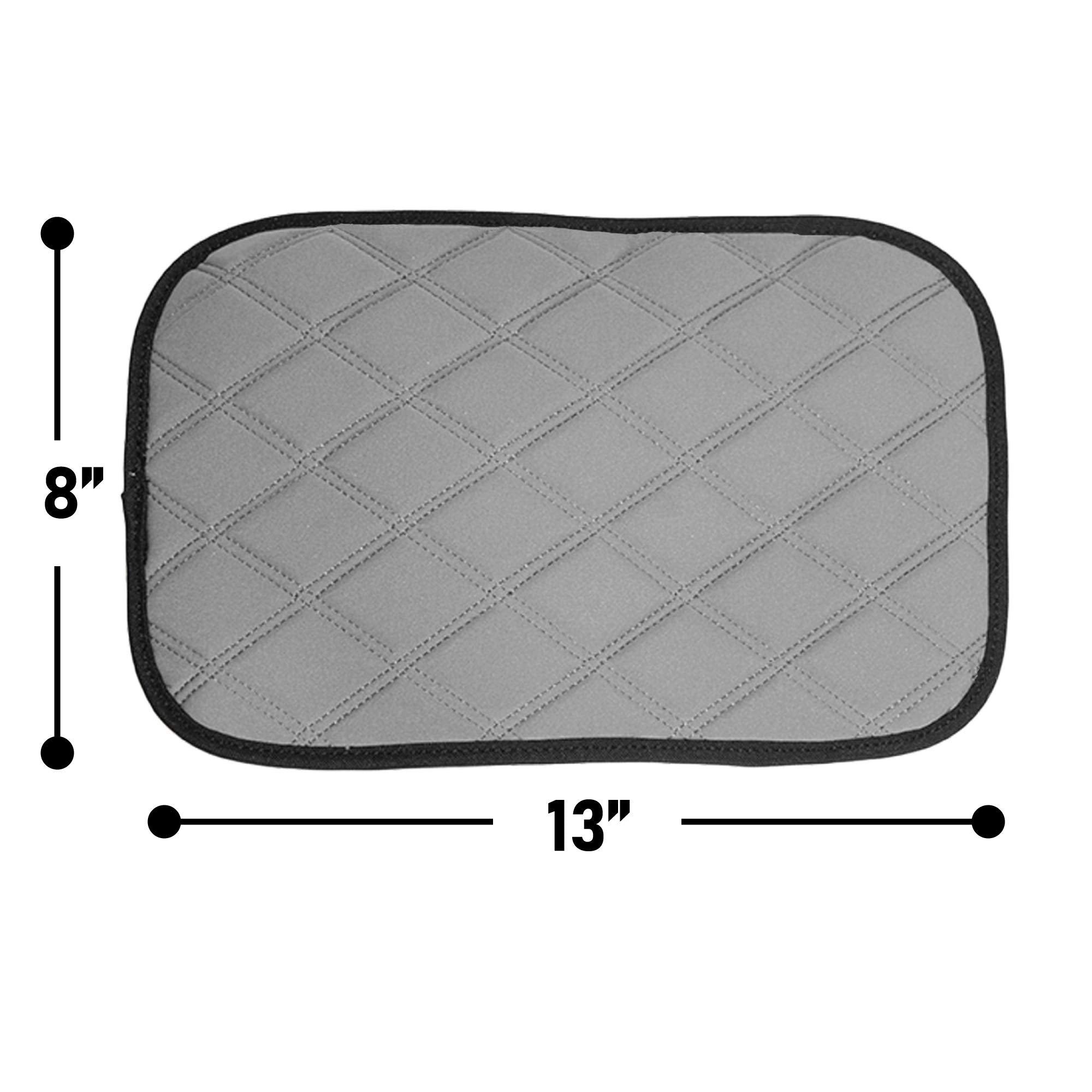 FH Group Diamond Pattern Neosupreme Center Console Pad Water-Resistant Seat Box Cover Protector fits Most Cars, SUVs, and Trucks