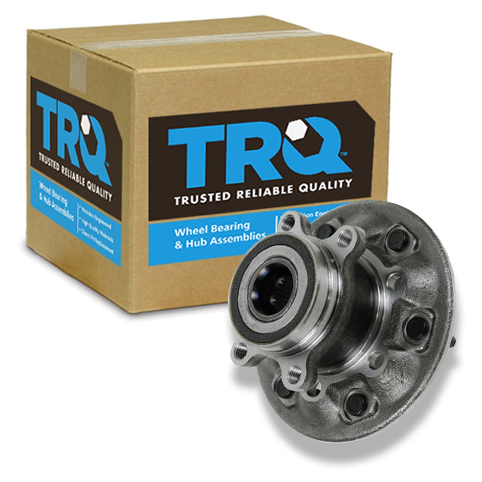 Trq Front Wheel Bearing & Hub Assembly 4Wd With Abs Sensor Compatible With 2009-2012 Chevrolet Colorado Gmc Canyon