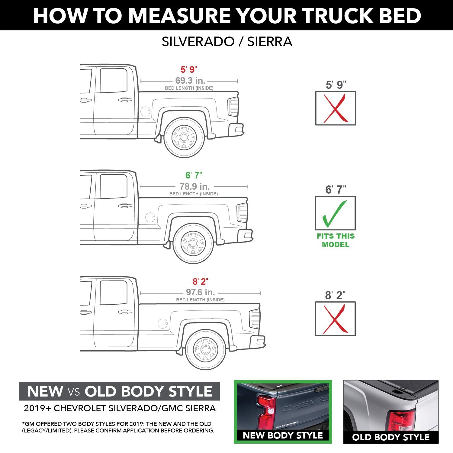 Realtruck Bak Bakflip F1 Hard Folding Truck Bed Tonneau Cover | 772121 | Fits 2014 - 2018, 19 Ltd/Lgcy Chevy/Gmc Silverado/Sierr