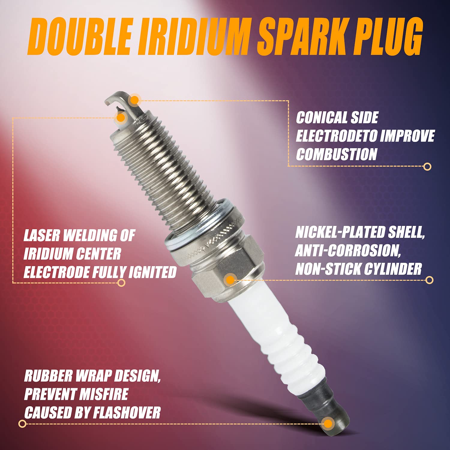 Ransoto Uf549 Ignition Coil Pack & 9029 Spark Plug Set Of 4 Compatible With Nissan Altima Cube Rogue Sentra Versa Nv200 1.6L 1.8L 2.0L 2.5L L4