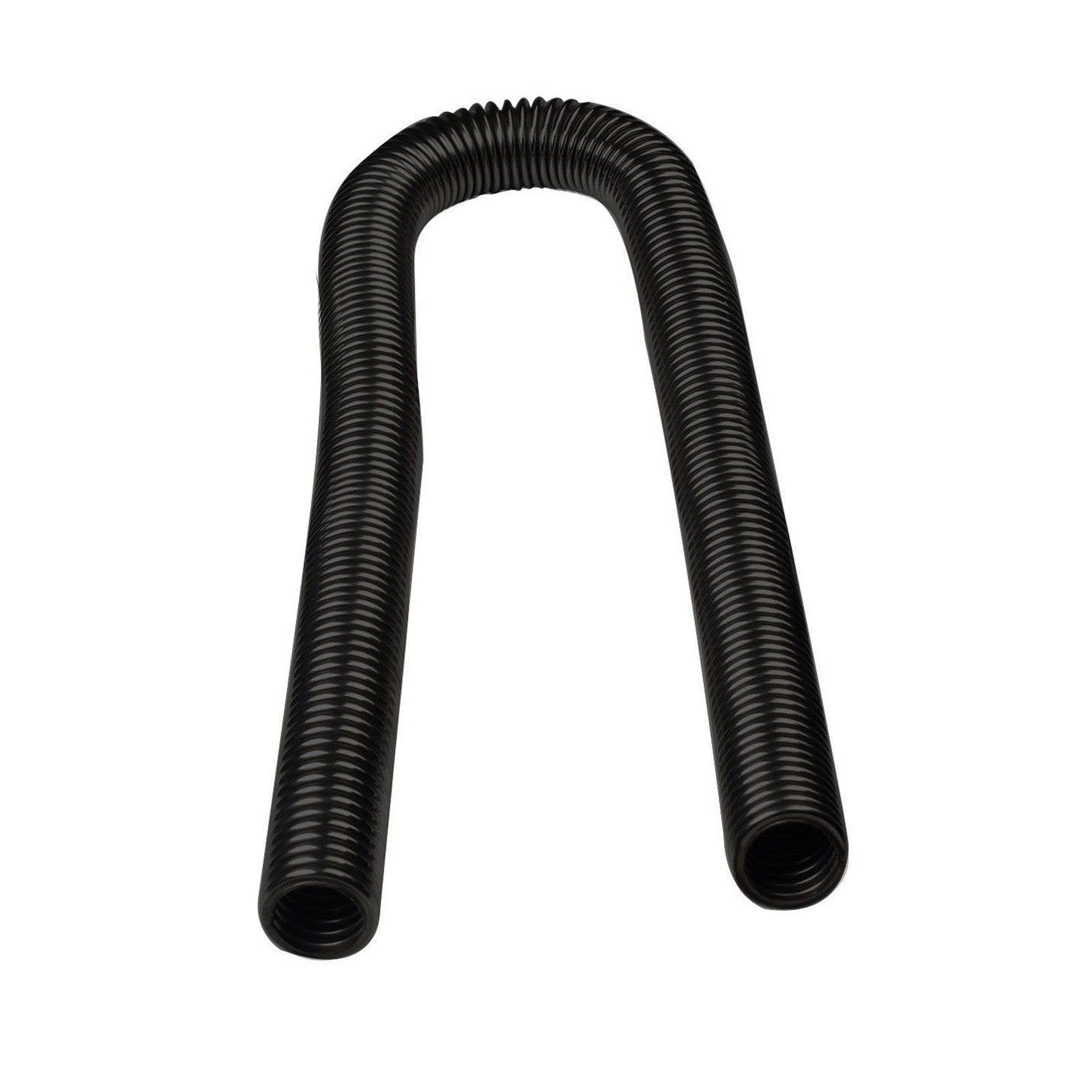 48'' Black Stainless Steel Radiator Flexible Coolant Hose Kit With Caps Universal