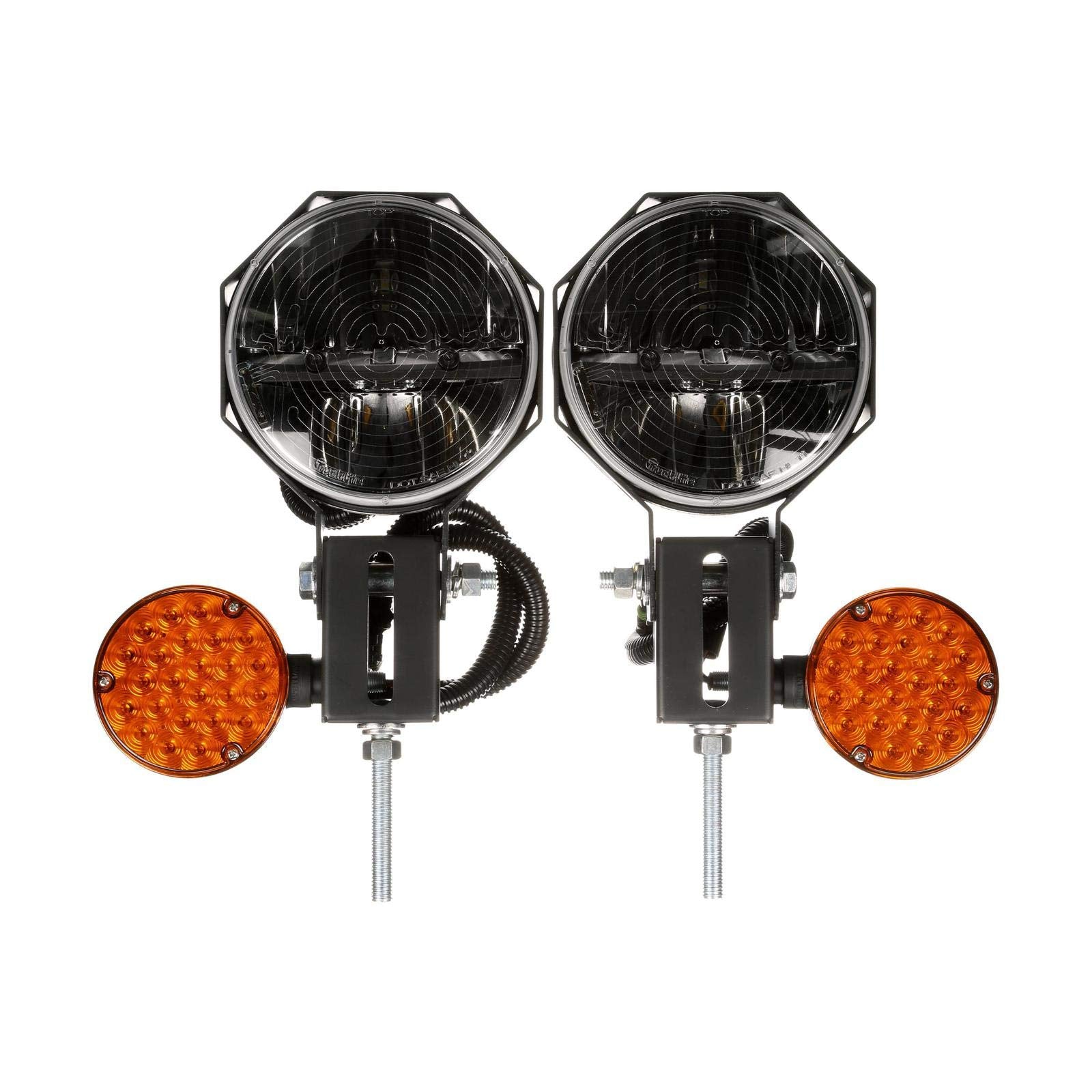 Truck-Lite 80990 Super-60 Sealed Oval Stop Lamp, 12.8 V, Red