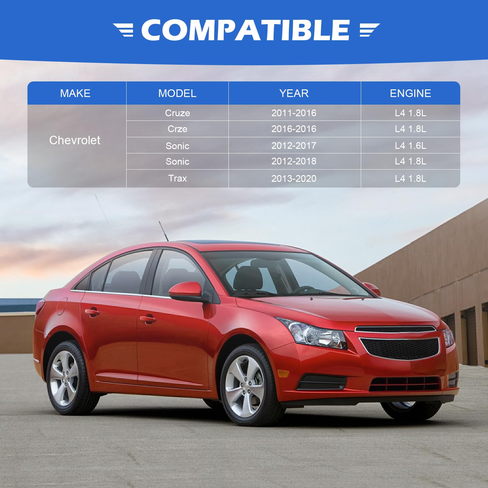 Upgrade Aluminium Thermostat Housing Assembly W/Sensors for Chevrolet Cruze 2011-2016 Cruze Limited 2016 Sonic 2012-2018 Trax 20