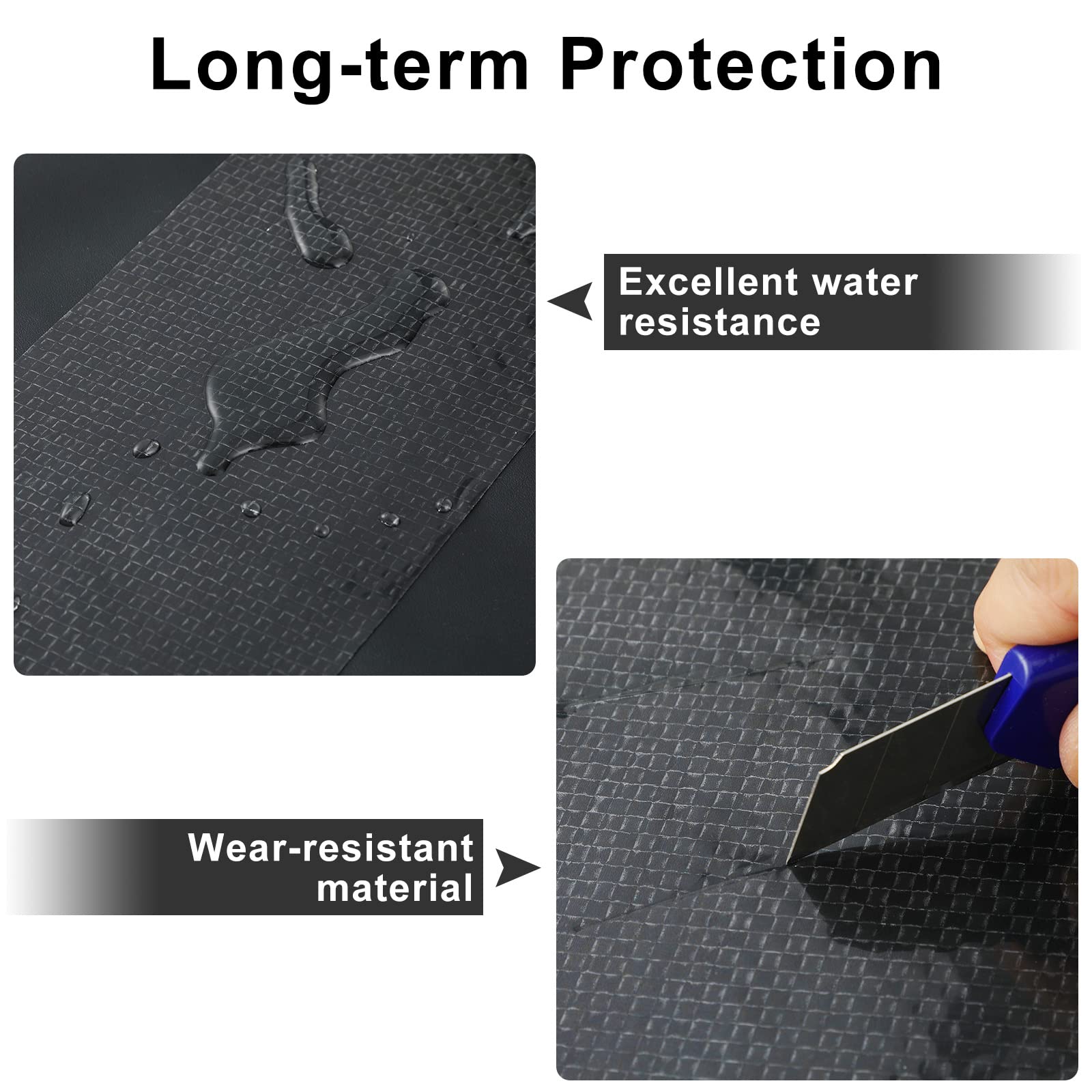 Frienda Rv Underbelly Material Rv Underbelly Tape Waterproof Fabric Repair Tape Thick Mobile Home Belly Tape Sealing Permanent Patch Camper Trailer Belly Bottom Repair Patch(4 Inch X 50 Feet)