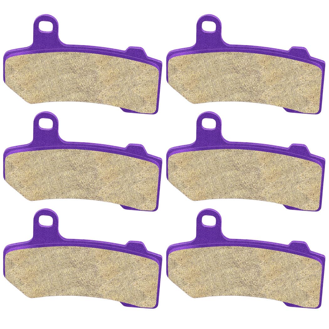 Ocpty Fa409 Front And Rear Carbon Fiber Brake Pads Fit For 2008-2013 Flhrc Road King Classic 2008-2012 Flhtc For Electra Glide C