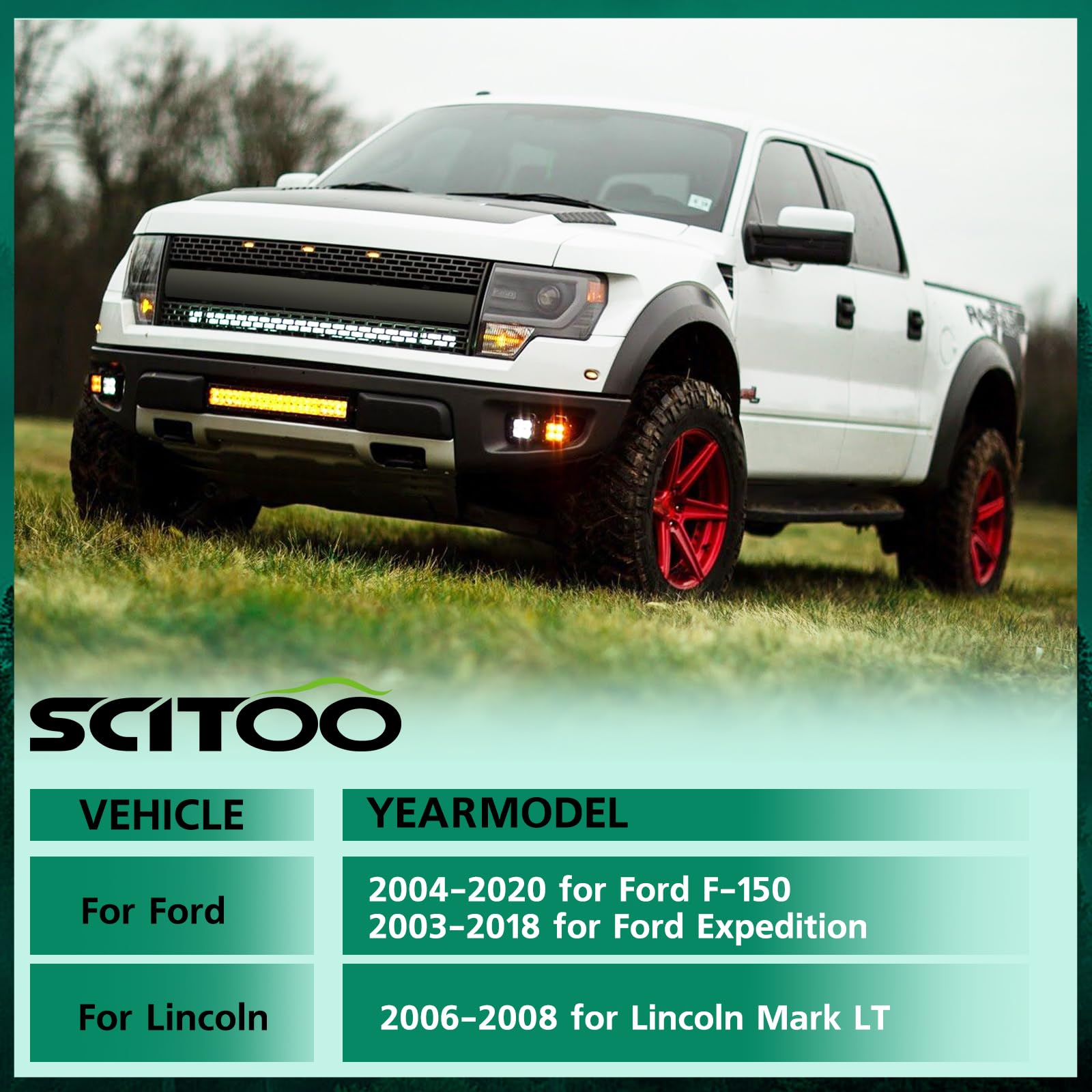SCITOO Leveling Lift Kit 2 inch Lifts for F-150 Front Strut Spacer Suspension Lift Kit Lift Spacers 2' Compatible fits for 2004-2020 for Ford for F-150 2WD 4WD