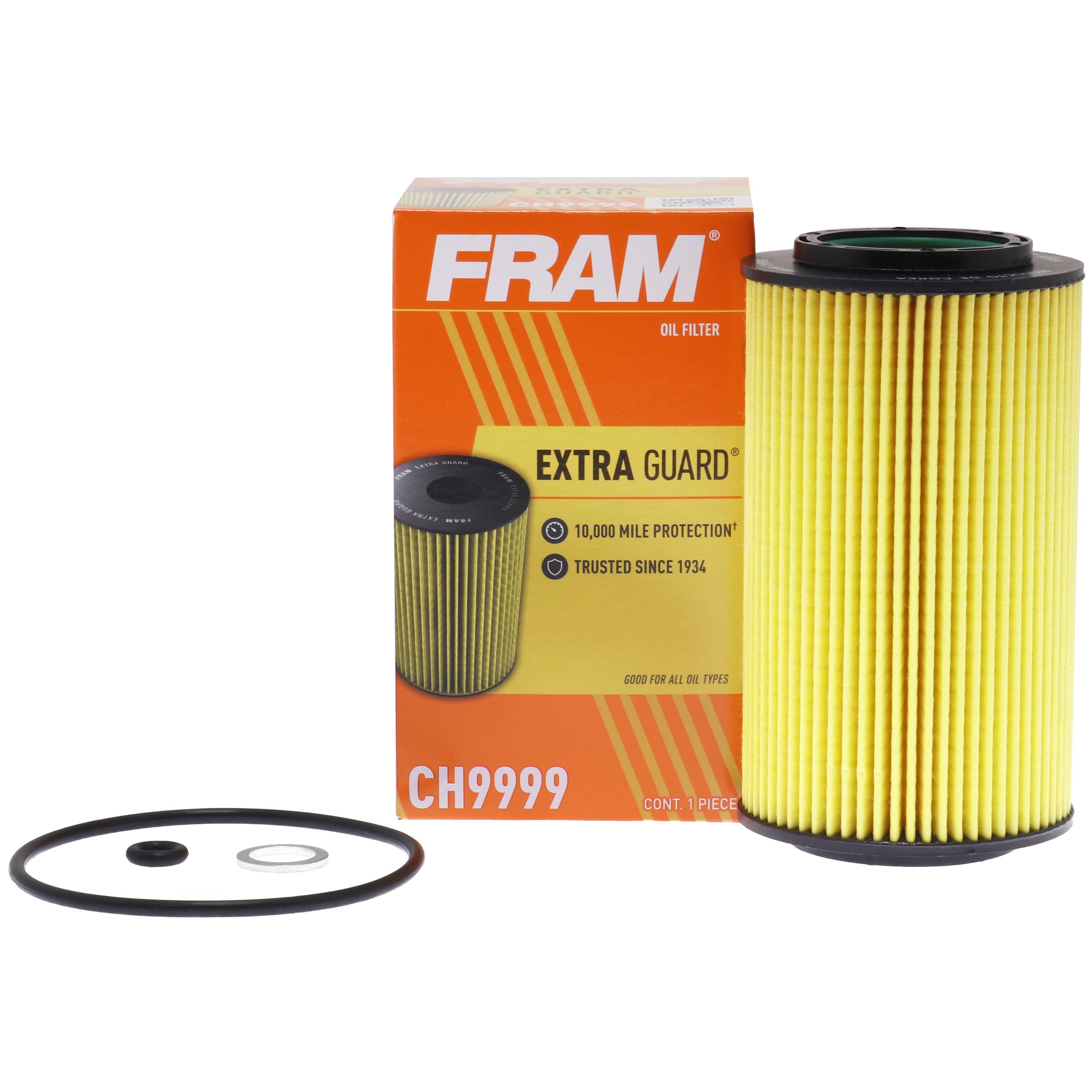 Fram Extra Guard Ch9999, 10K Mile Change Interval Cartridge Oil Filter