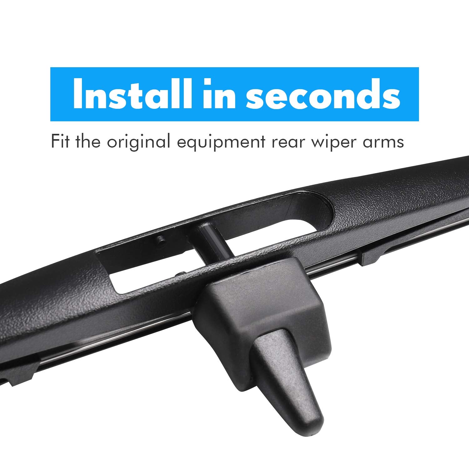 Rear Wiper Blade,Aslam Rear Windshield Wiper Blades Type-E 14F For Honda Pilot 2009-2015,Exact Fit(Pack Of 2)