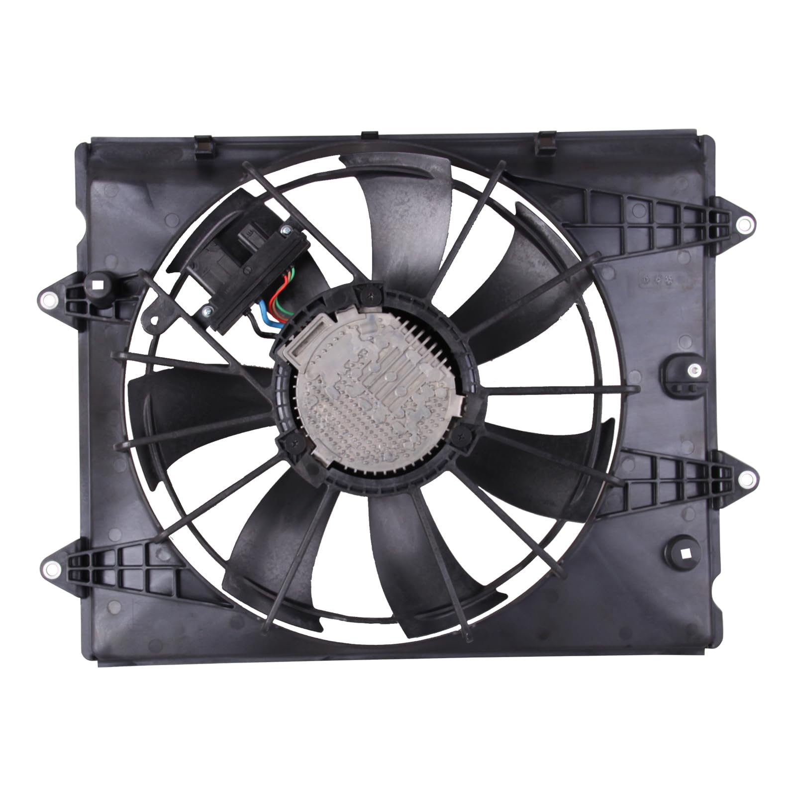 TYG Upgraded Cooling Fan Assembly for 2016-2022 Honda Civic Sedan, 2016-2022 Civic Coupe 2.0L | Racing-Level OE Replacement Engi