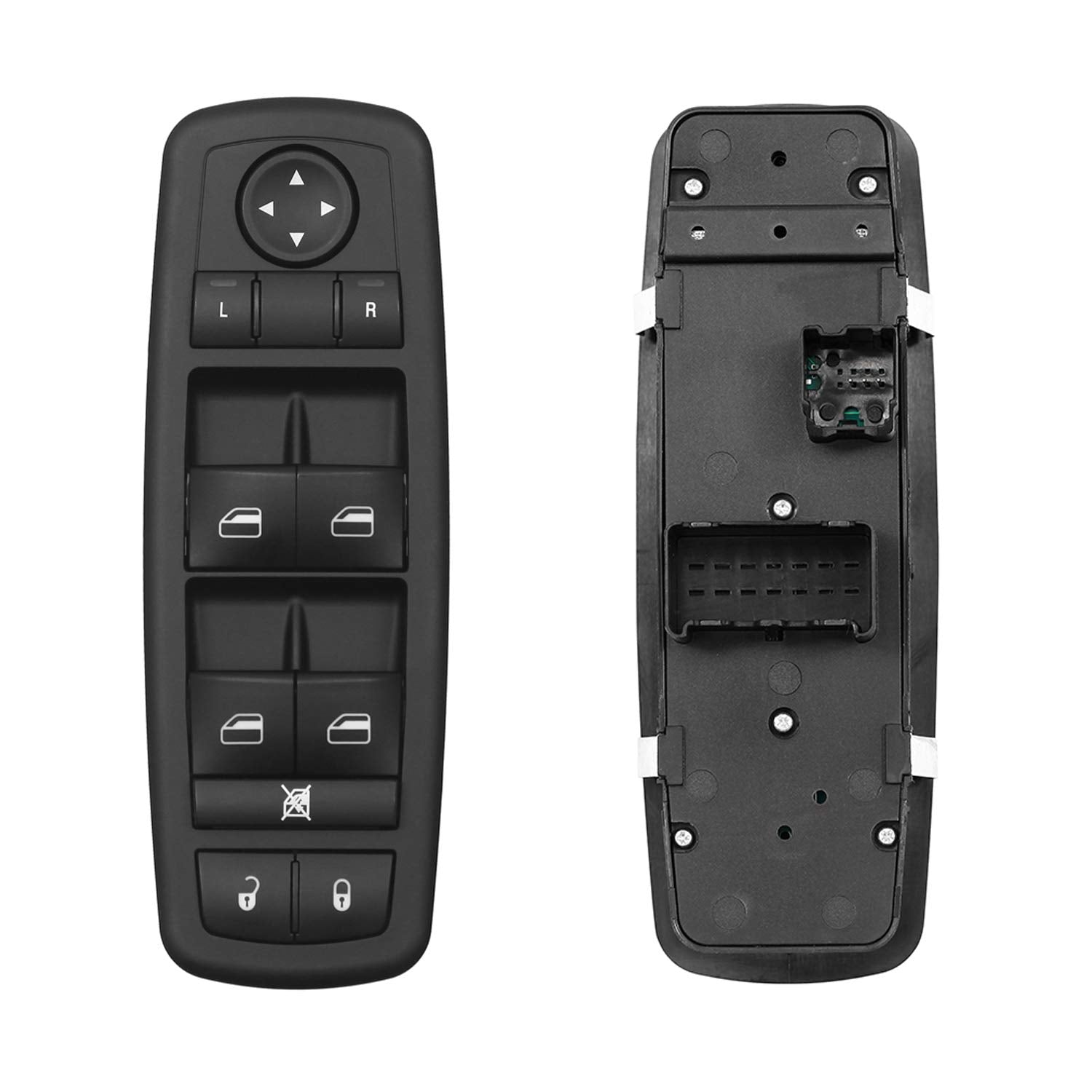 Master Power Window Switch Front Left Driver Side | 3 Pins + 0 Pin | Replacement For 2008-2009 Chrysler Town & Country Dodge Grand Caravan | Replaces# 4602535Ag, 4602535Af, 4602535Ac, 901-401R