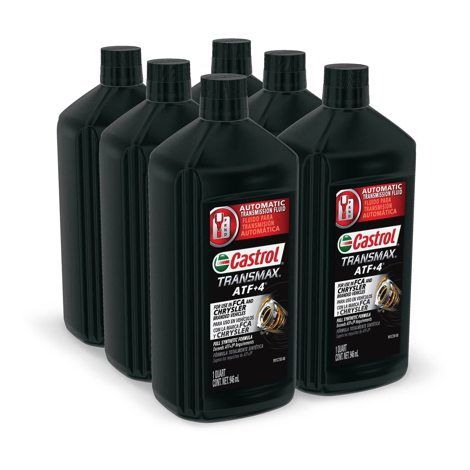 Castrol Transmax Atf+4 Automatic Transmission Fluid, 1 Quart, Pack Of 6