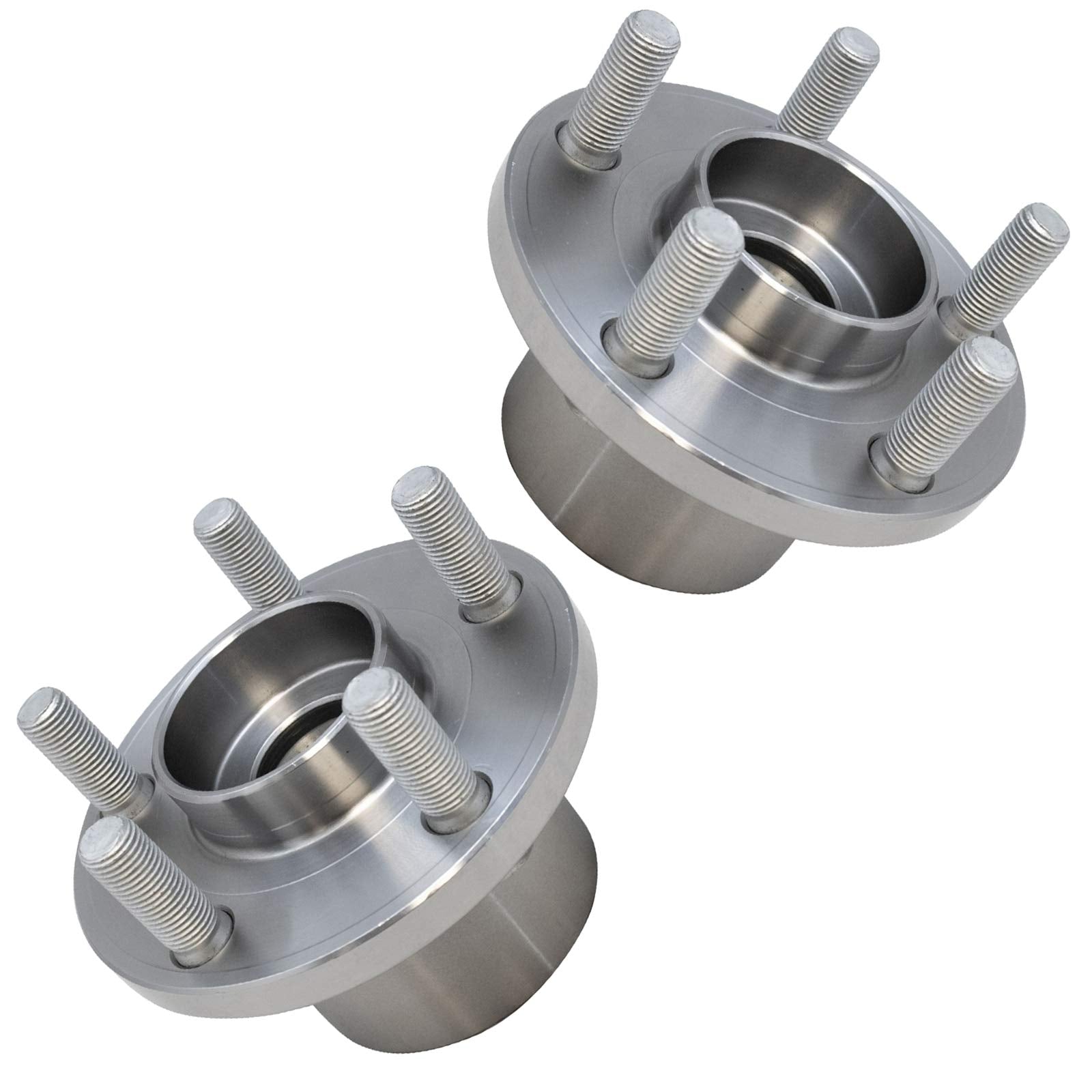 Trq Front Wheel Hub Bearings Assembly Set Compatible With 2008-2015 Land Rover Lr2