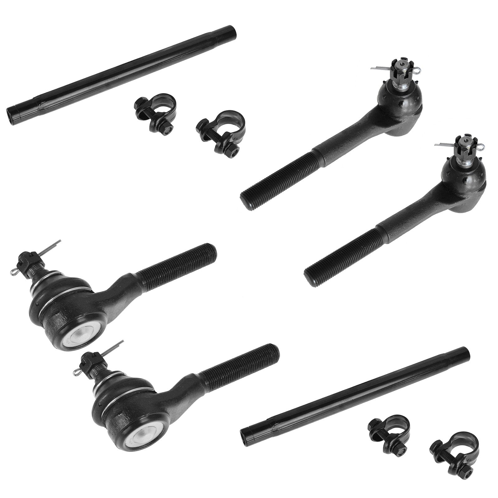TRQ Front Tie Rod Set Compatible with 1995-2002 Ford Crown Victoria Lincoln Town Car Mercury Grand Marquis