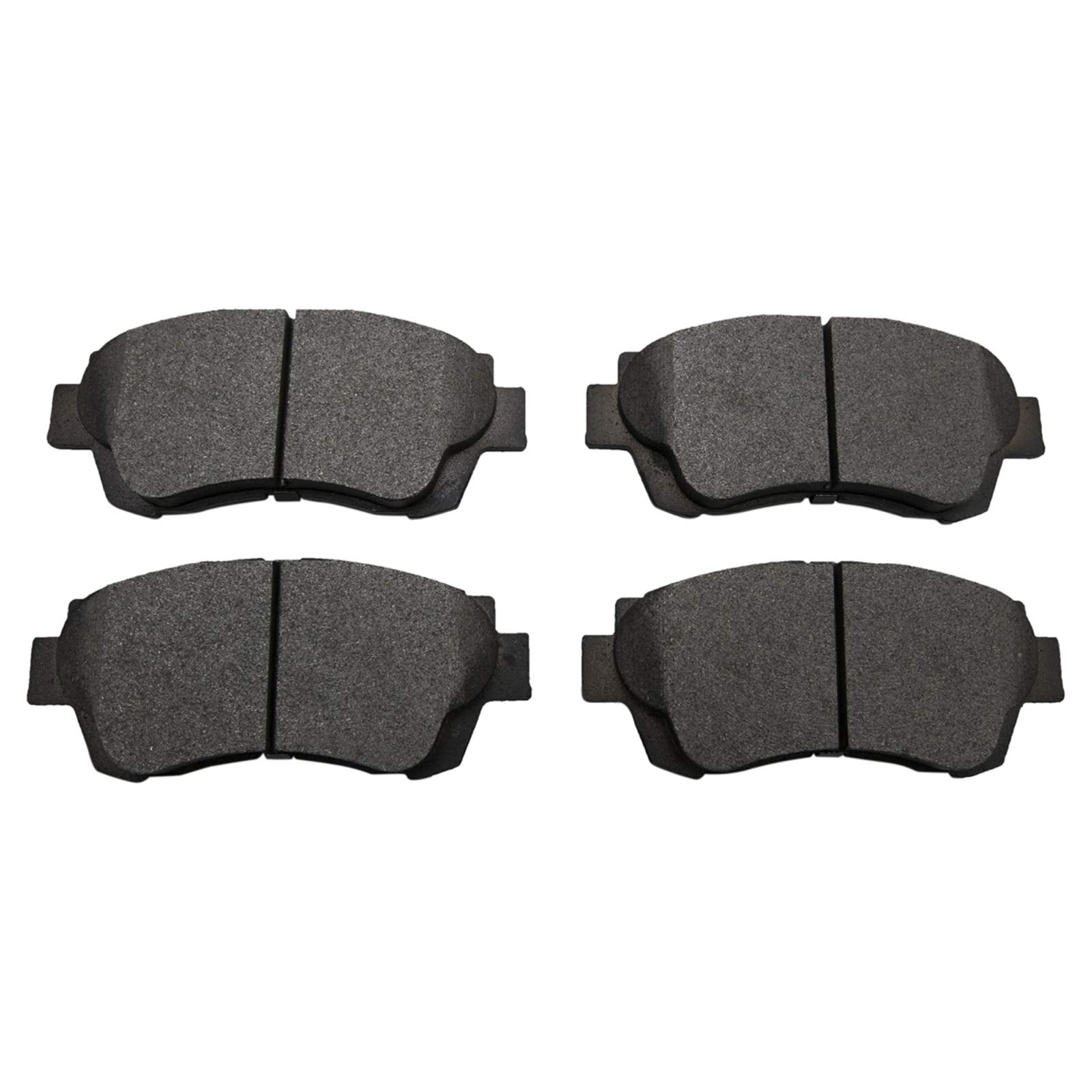 Trq Front Brake Pad & Rotor Kit Brake Pads Brake Rotor Semi-Metallic Premium G-Coated Compatible With 1995-1997 Toyota Avalon 19