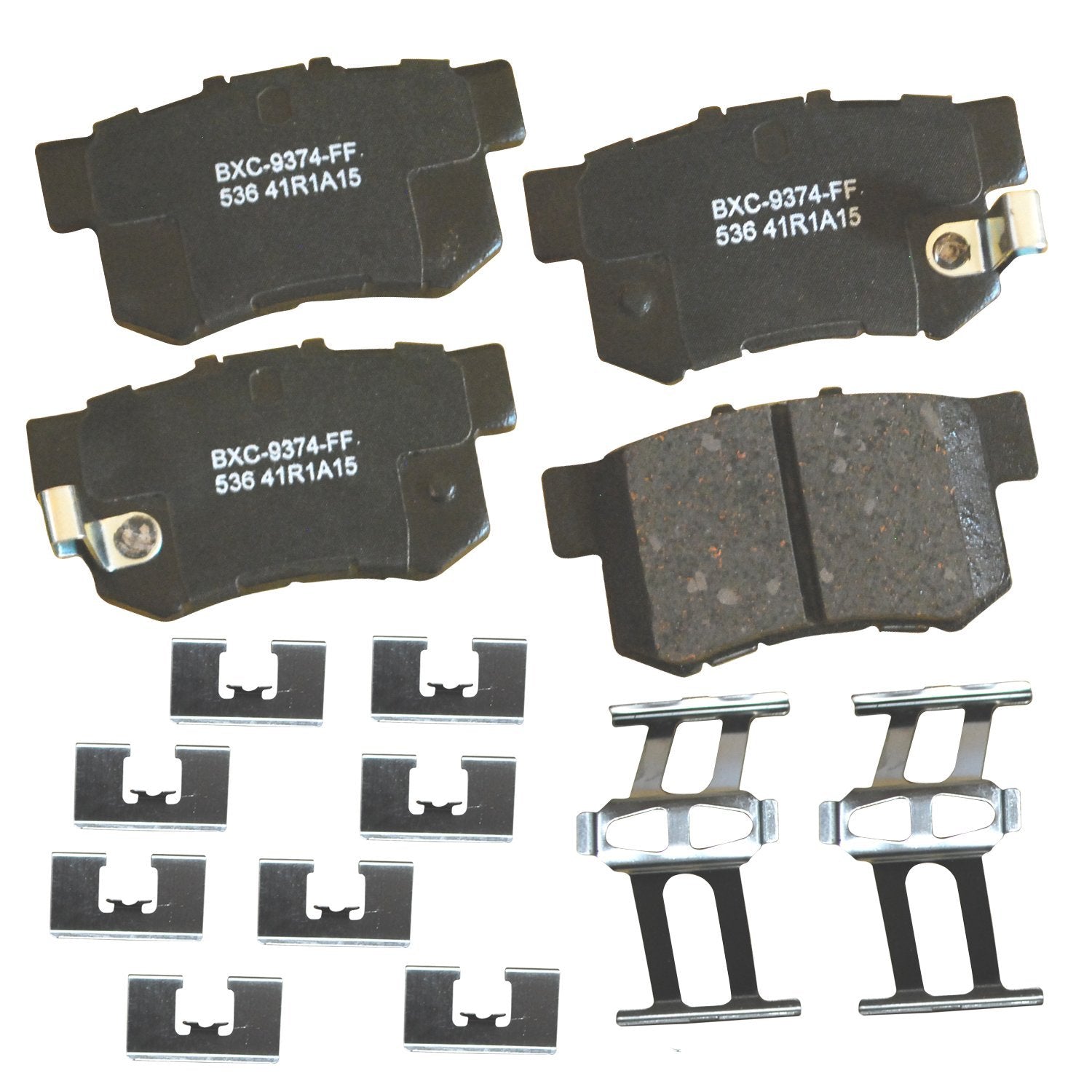 Bendix Premium Sbc536 Ceramic Rear Brake Pads For Select Models Acura Cl, Legend, Rdx, Rl, Tl, Honda Accord, Civic, Cr-V, Elemen