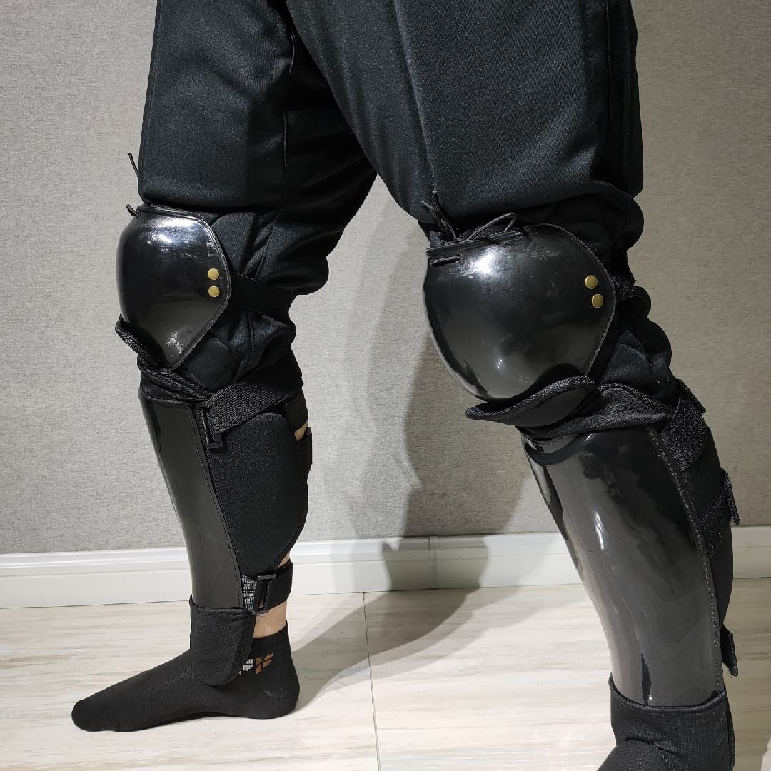 Leonark Black Armoury Hema Knee/Elbow Protectors Knee/Elbow Pads Shell Knee Guard Caps (Knee Pads)