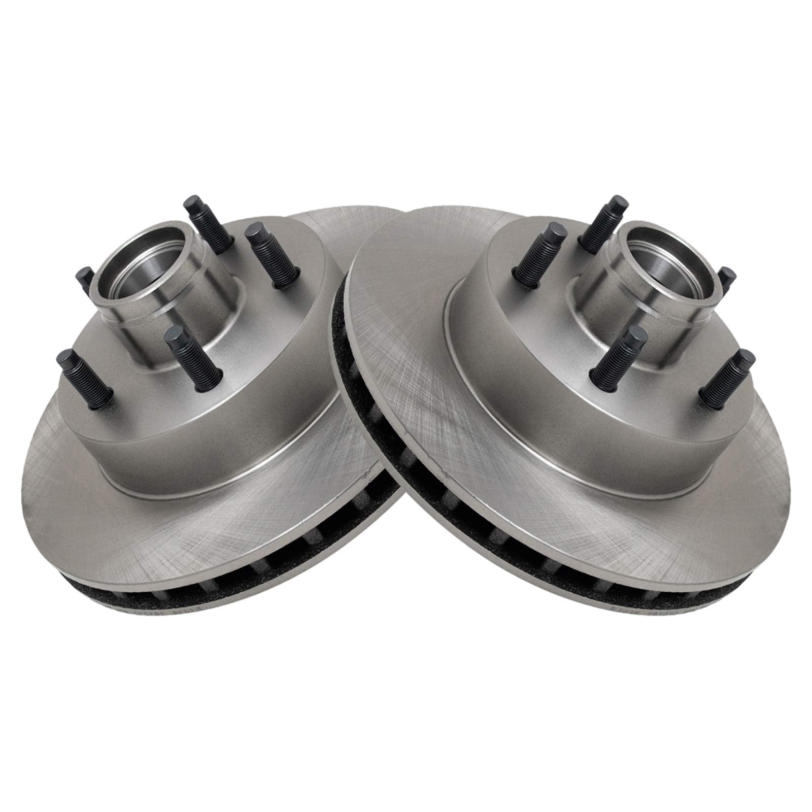 Trq Front Brake Pad & Rotor Kit Brake Pads Brake Rotor Semi-Metallic Compatible With 1995-1997 Ford Ranger Mazda B2300 1995-1996