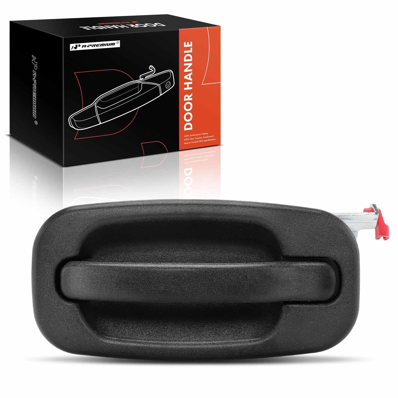 A-Premium - Rear Left Driver Side Exterior Door Handle - Compatible with Chevy Silverado 1500 2500 3500, Tahoe, Avalanche, Subur
