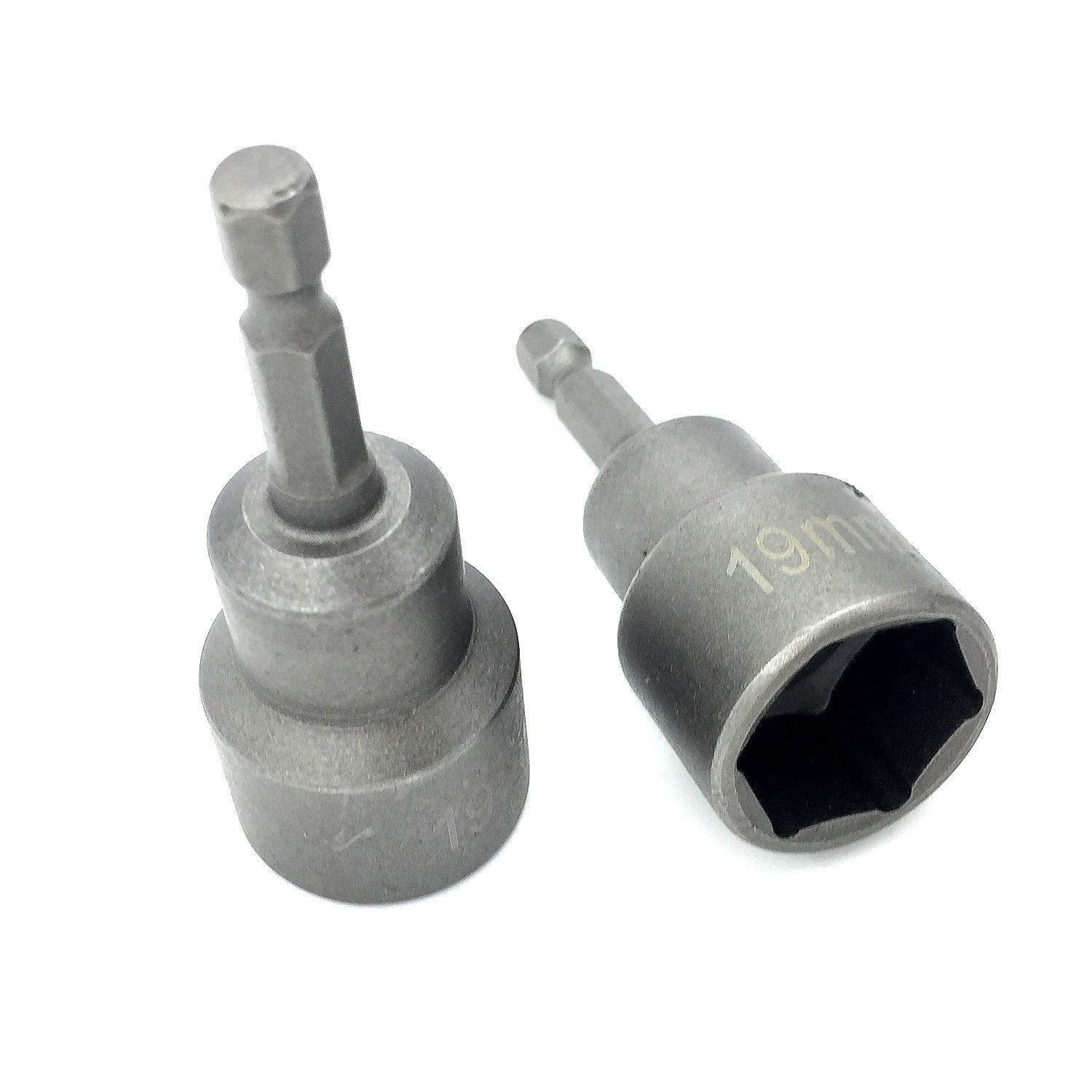 PANOVOS 2pc Leveling Scissor rv-Jacks Socket Drill Adapter With 1/4 Quick Connect Hex Shank Tools, Works With All 3/4 or 19mm He