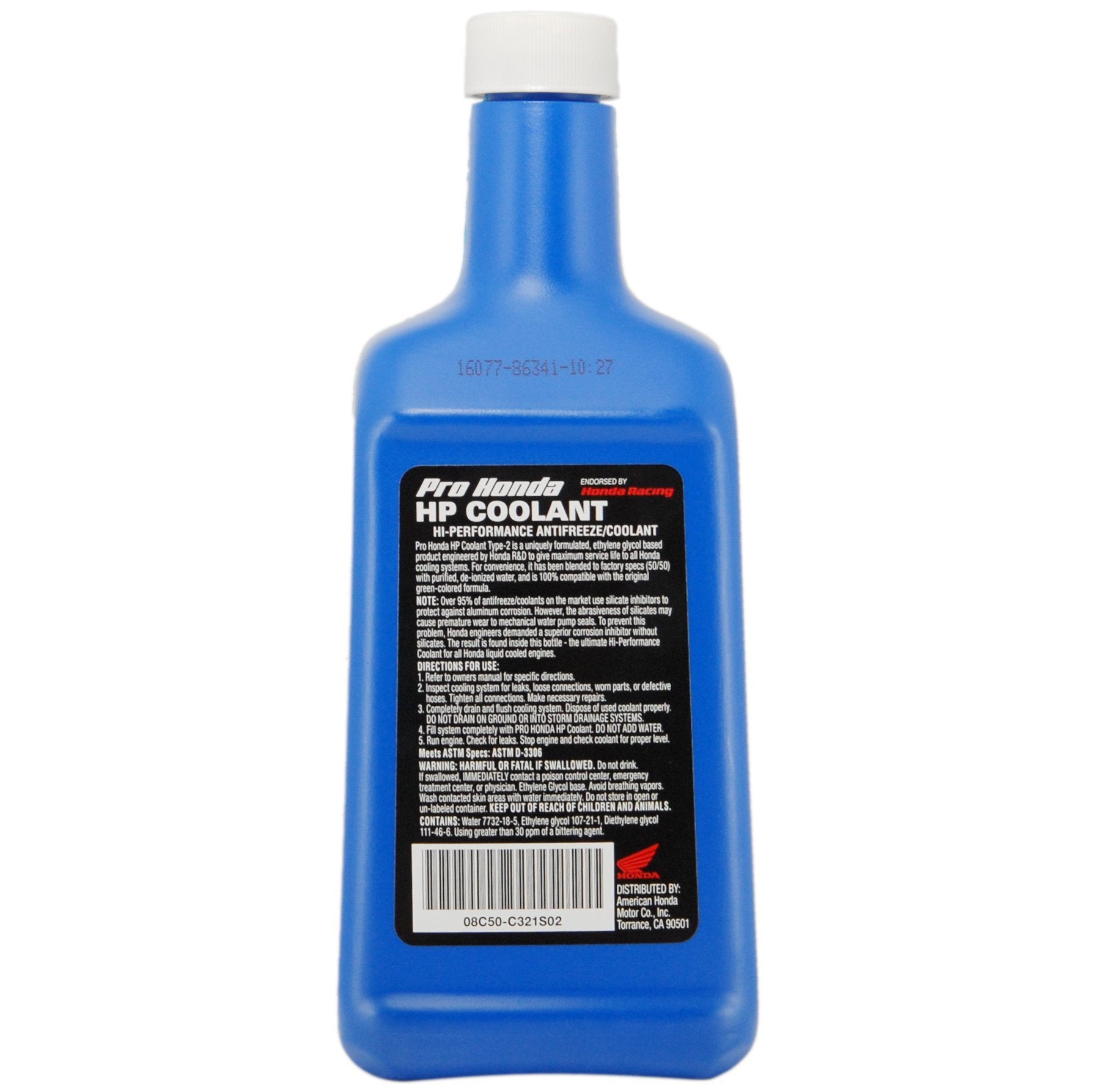 Honda 08C50-C321S02 / 08CLA-0E0A8 Pack of 2 HP Coolant - 2 Quarts