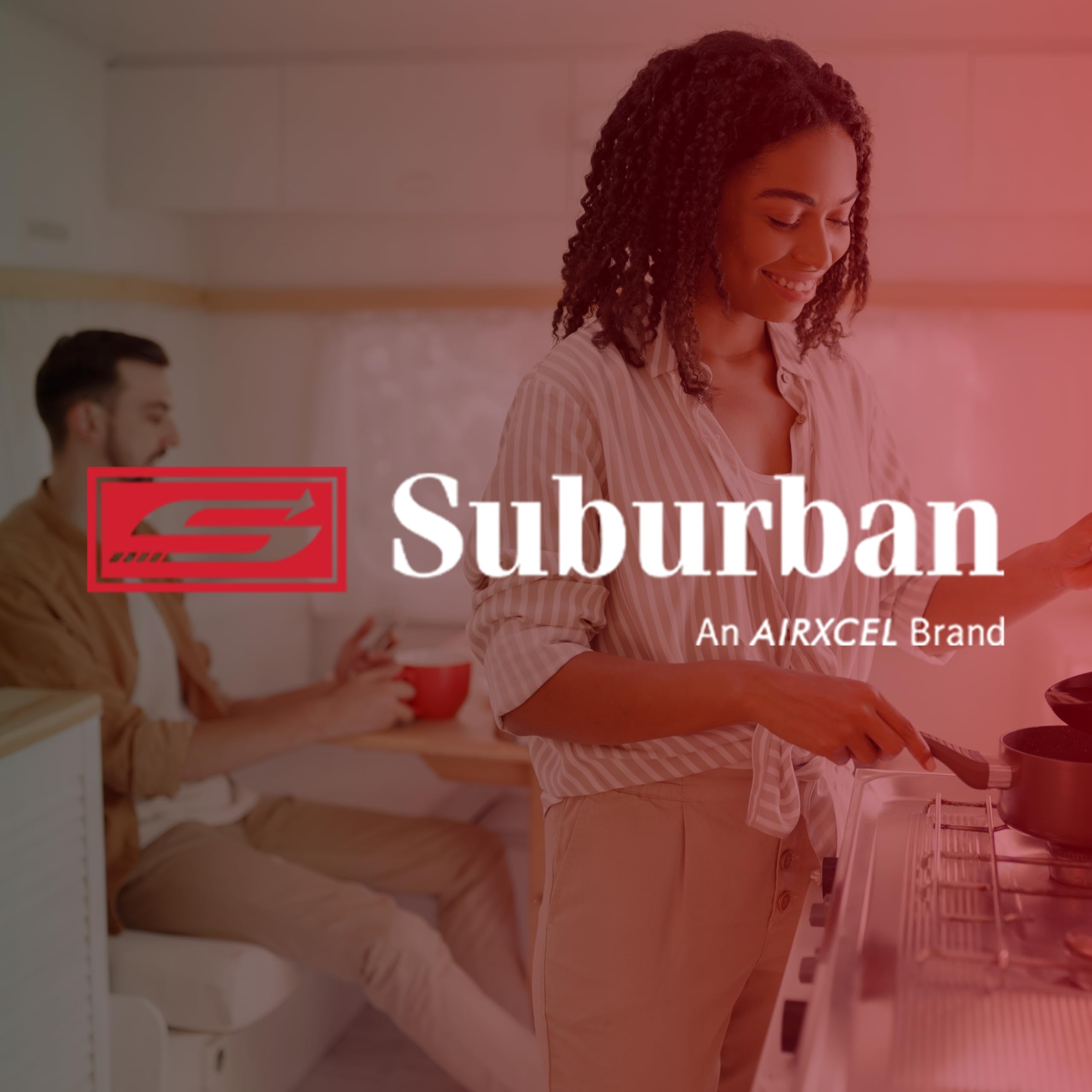 Suburban Direct Fit Flush Mount Water Heater Replacement Access Door, Polar White Exterior Access Door, Use with Suburban 4 and 6 Gallon Tank Water Heaters (6255APW)