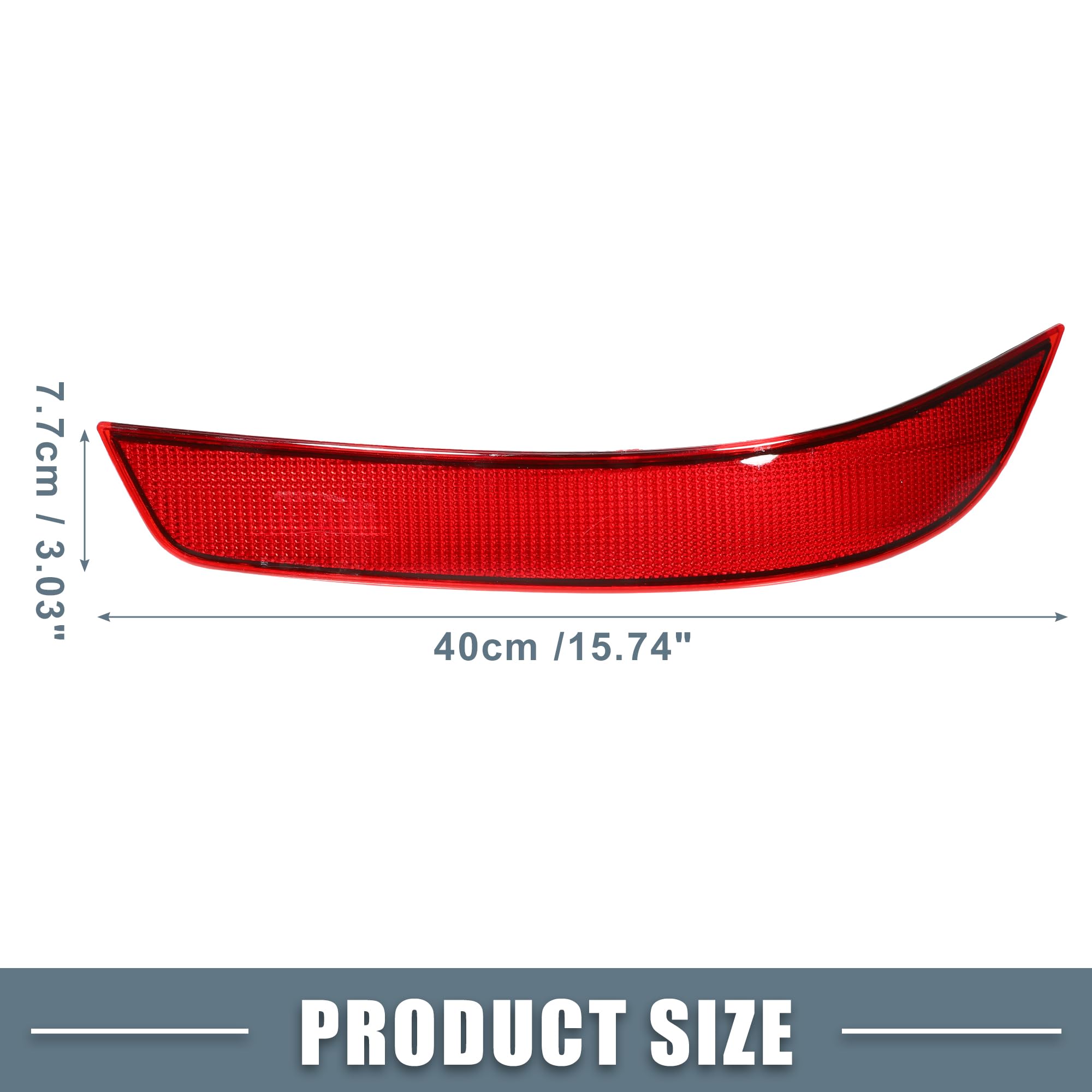 A Absopro Car Rear Left Bumper Reflector No.A1648200974 For Mercedes-Benz Gl350 Bluetec 4Matic 3.0L V6 - Diesel 2010-2012 Plasti