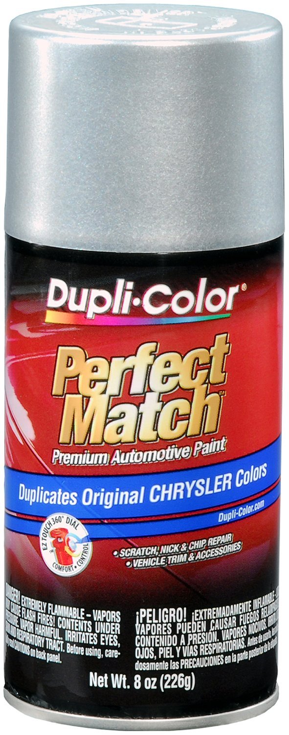 Dupli-Color Bcc0410-6 Pk (Ebcc04107-6 Pk) Bright Silver Metallic Chrysler Perfect Match Automotive Paint - 8 Oz. Aerosol, (Case 